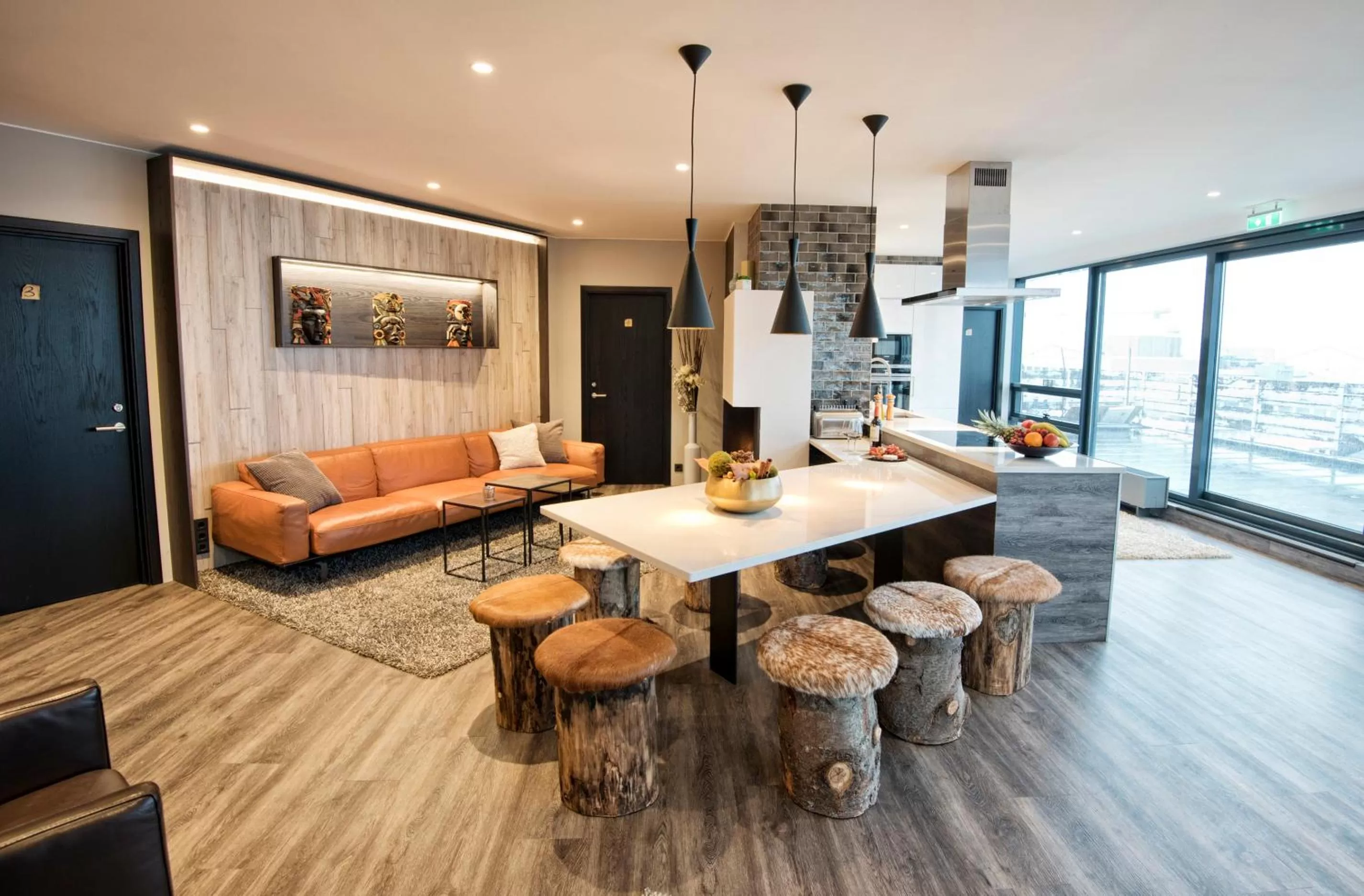 Kitchen or kitchenette in B14 Apartments & Rooms