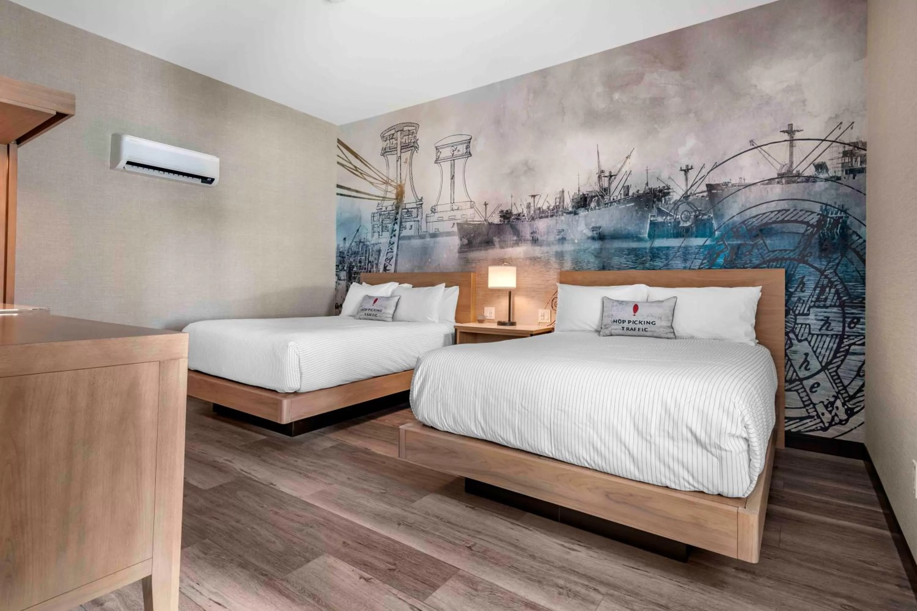 Bed in Cambria Hotel Portland Downtown Old Port