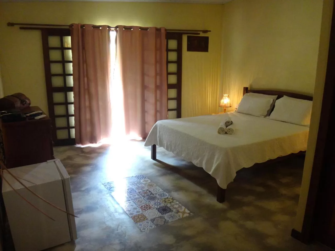 Bed in Pousada do Sonho