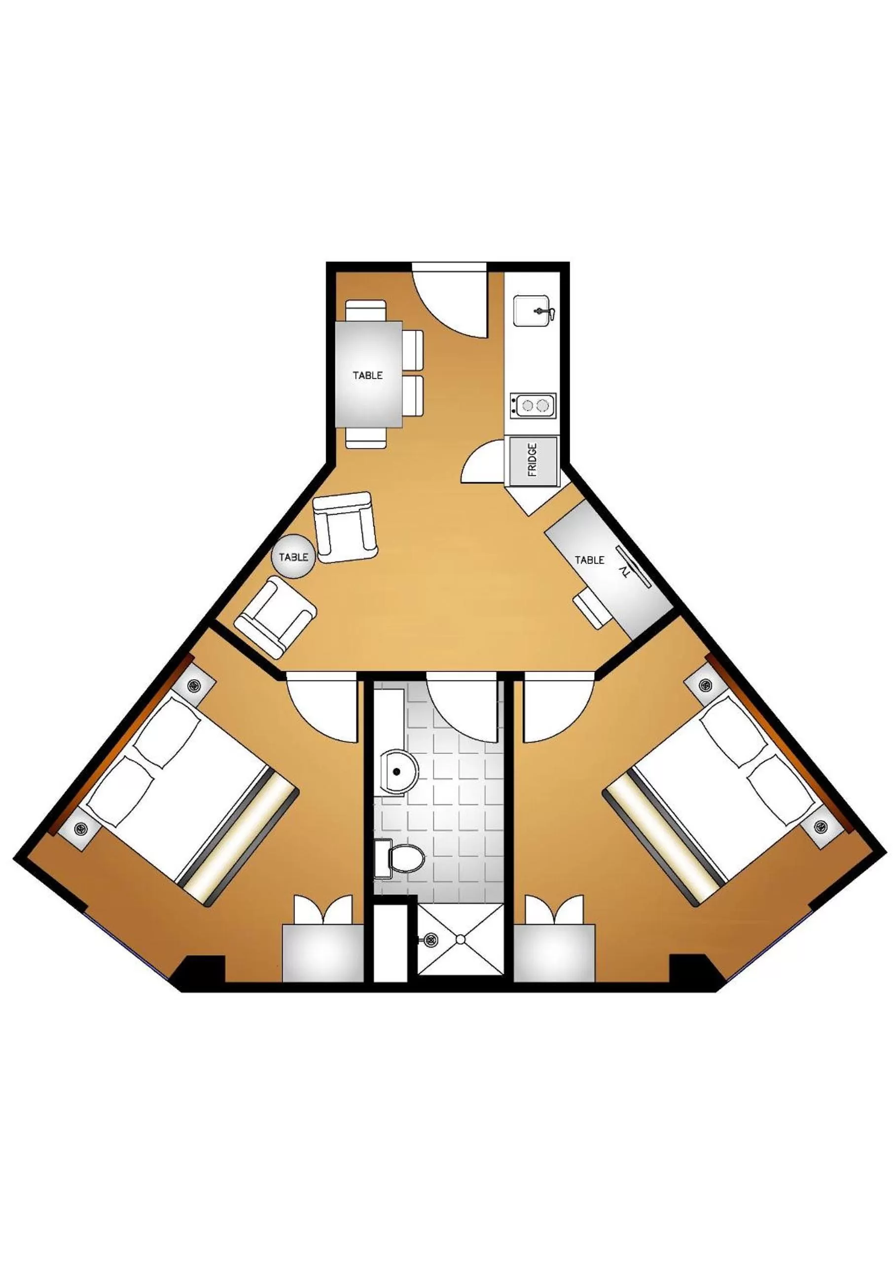 Floor plan in VR Queen Street Hotel & Suites