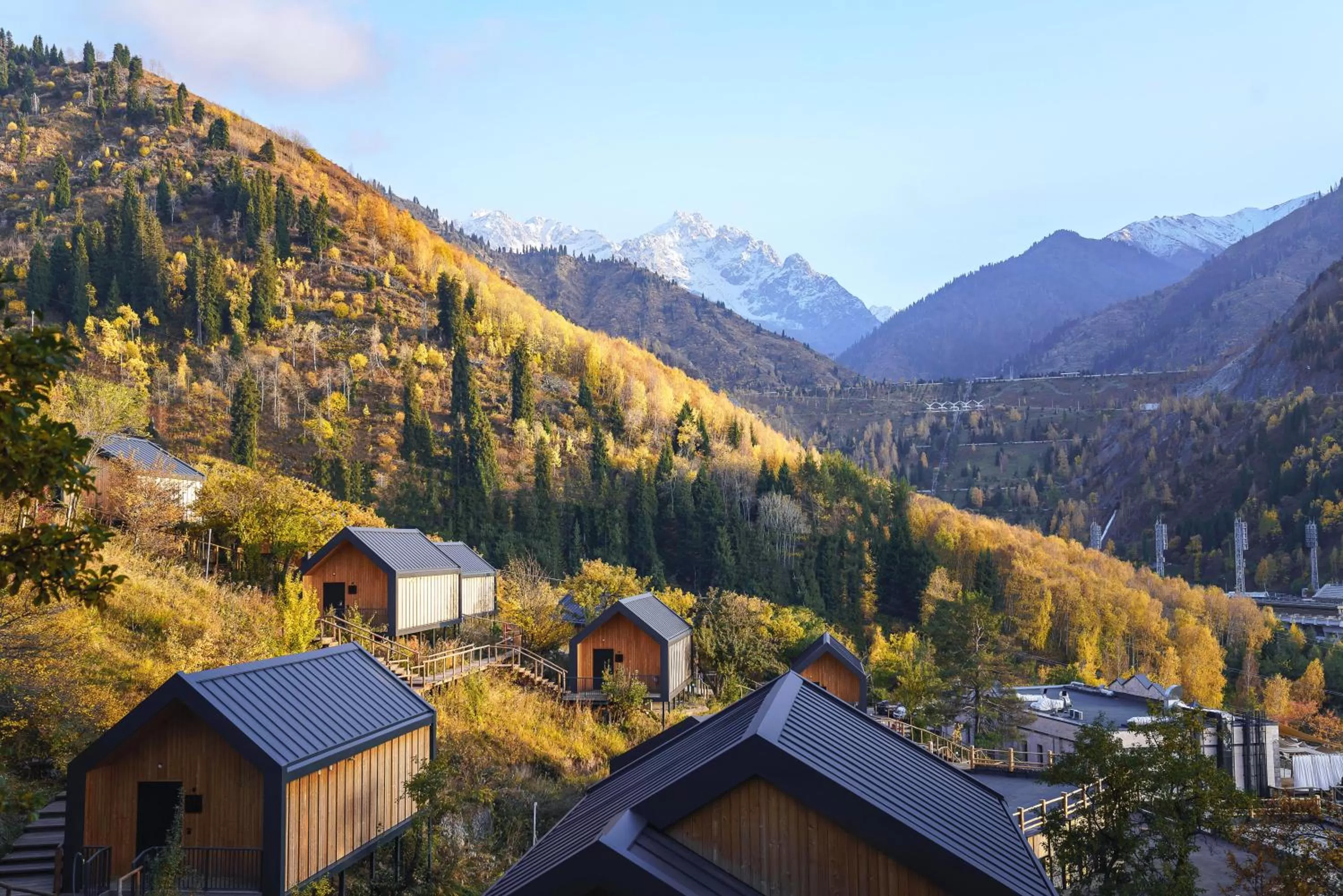 Natural landscape in Qazaq Auyl Eco Hotel