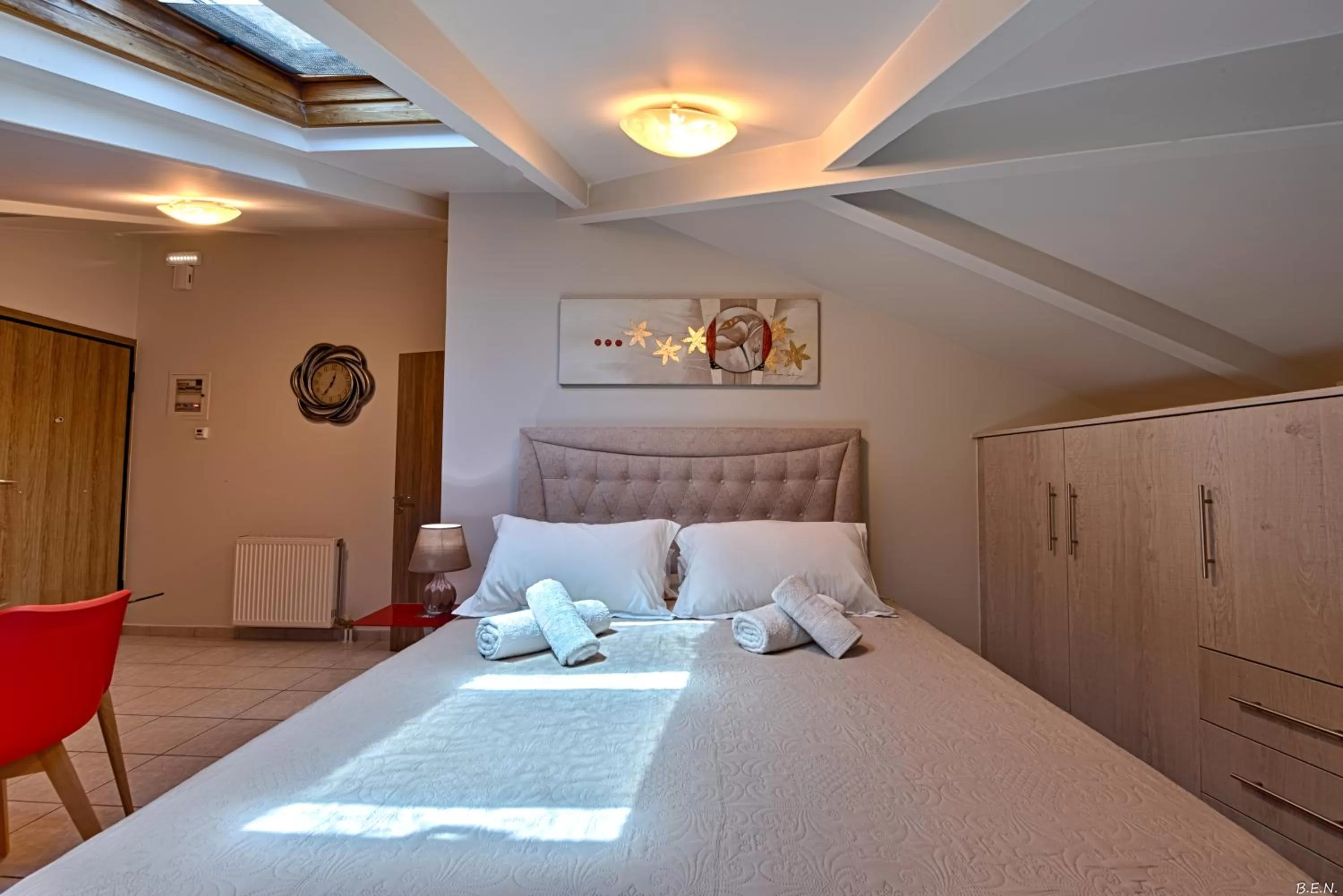 Bed in Alexia's Apartments