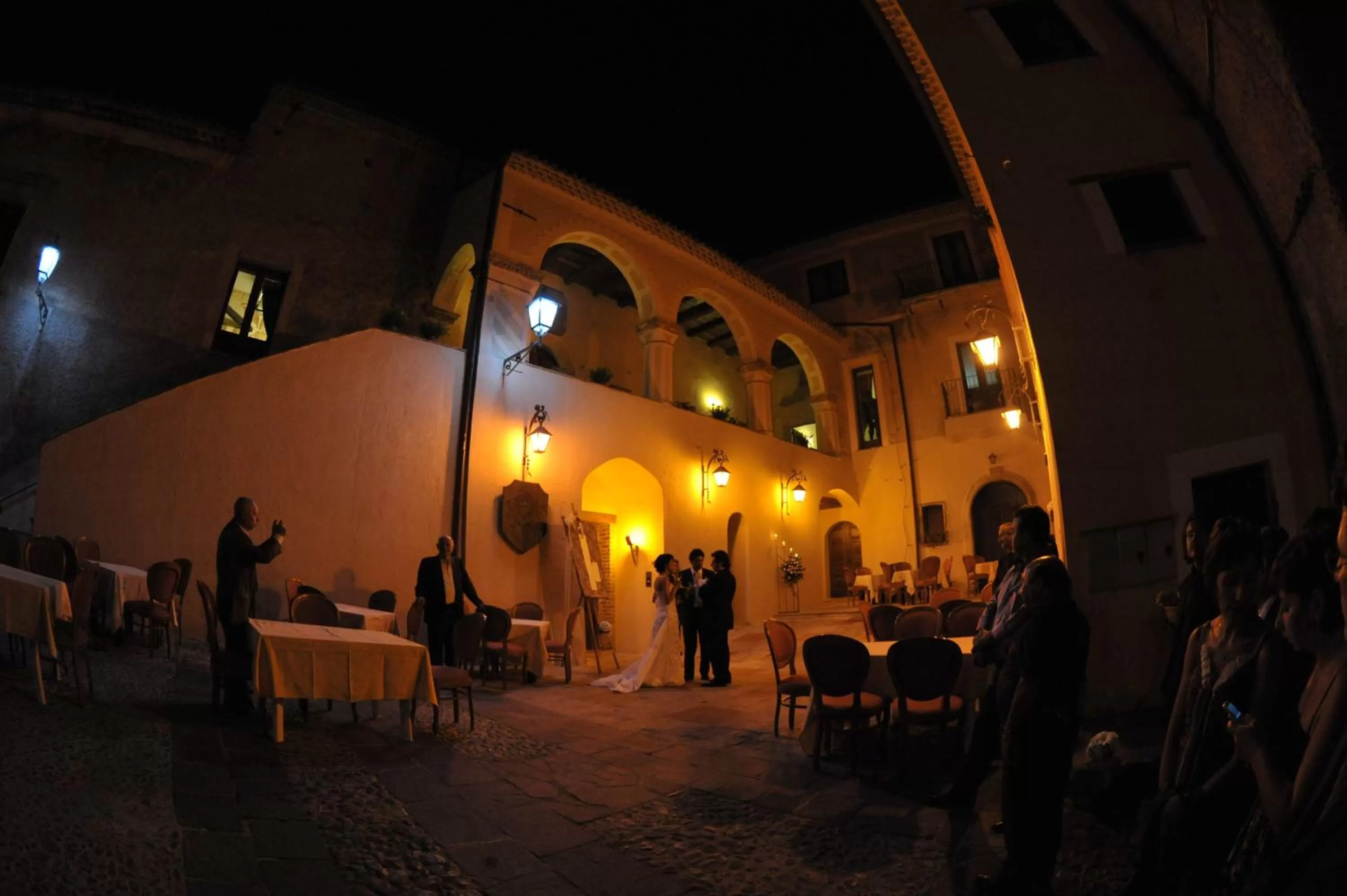 Evening entertainment in Castello di Altomonte