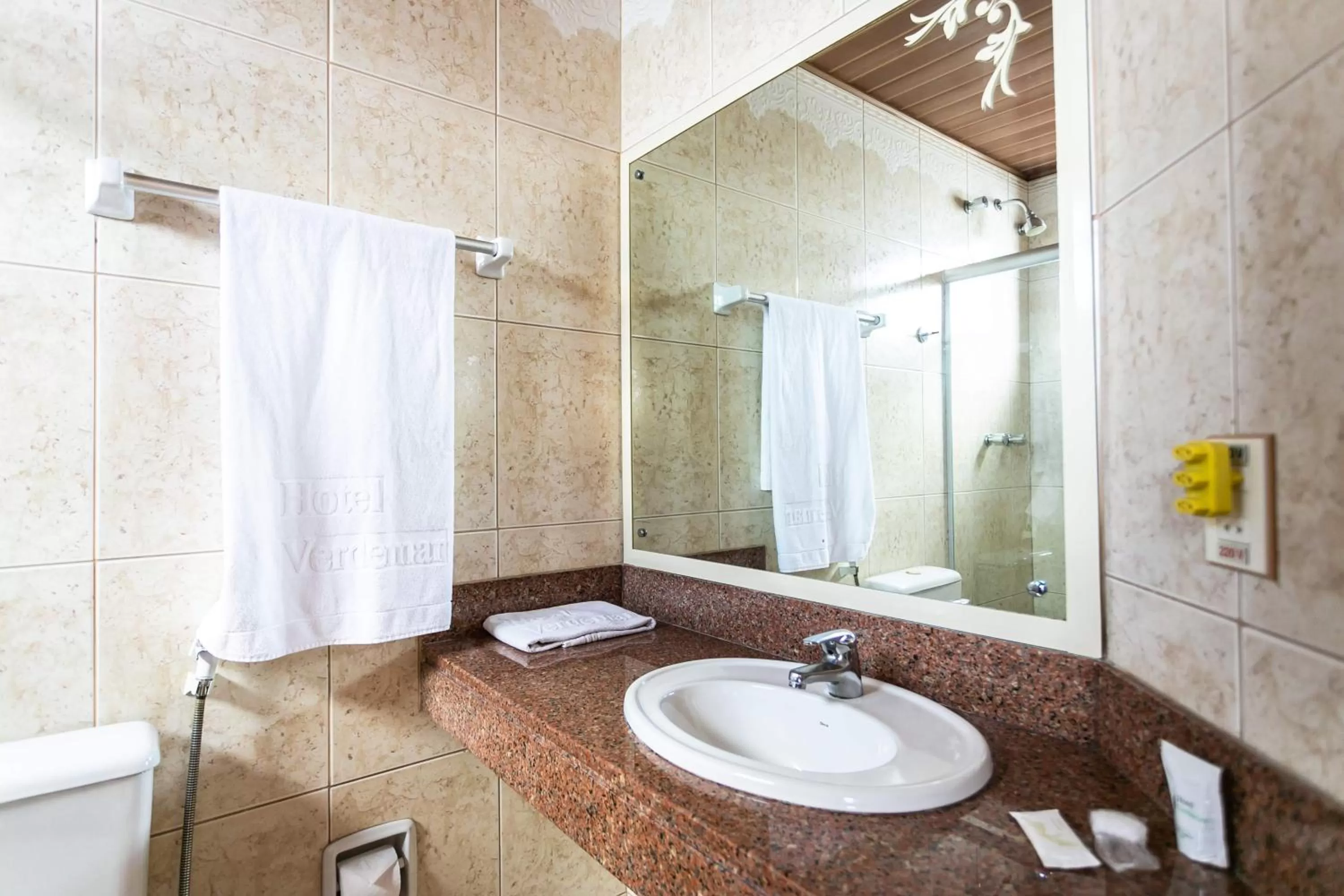 Shower in Hotel Verdemar