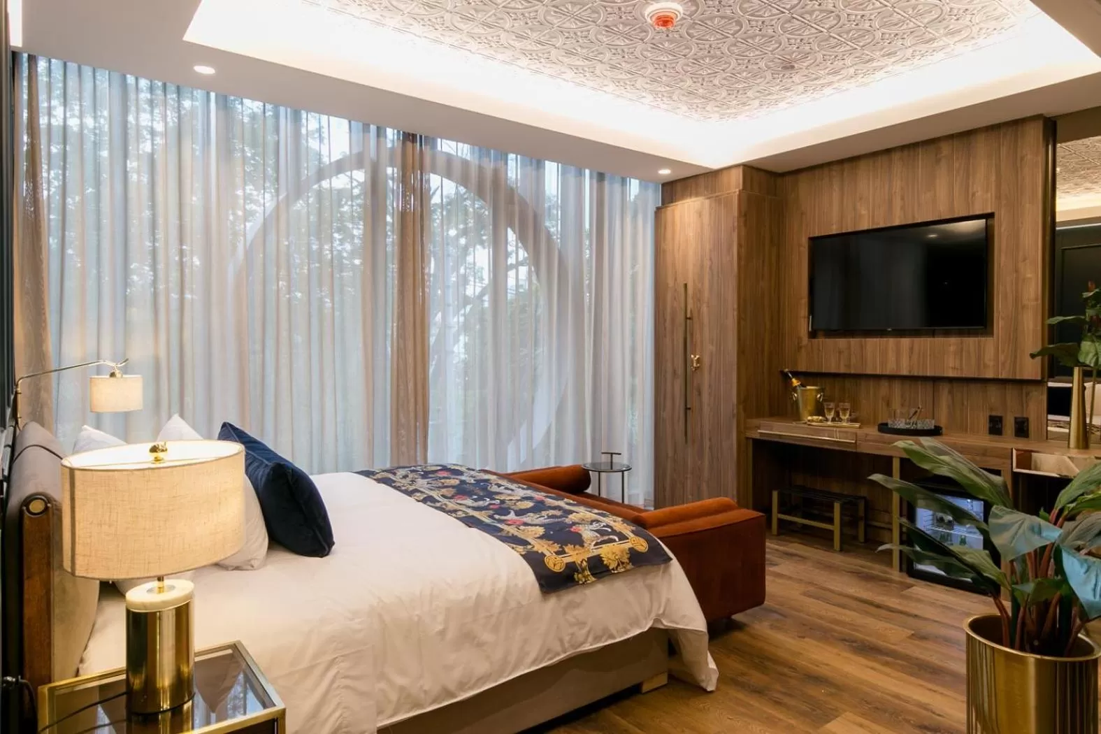 TV and multimedia, Bed in Hotel Marquee Medellín