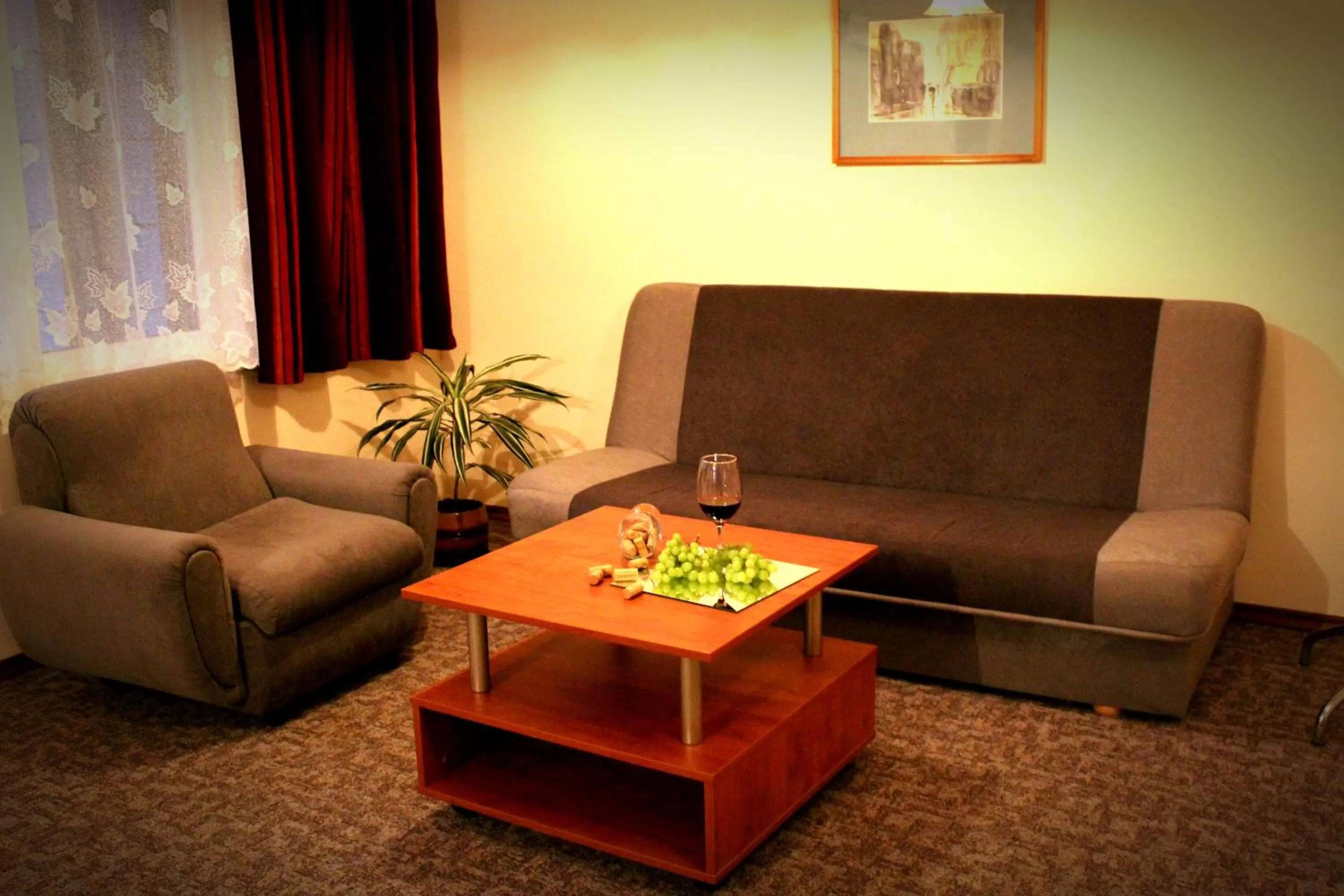 Seating area in Hotel of Bulgarian Academy of Sciences