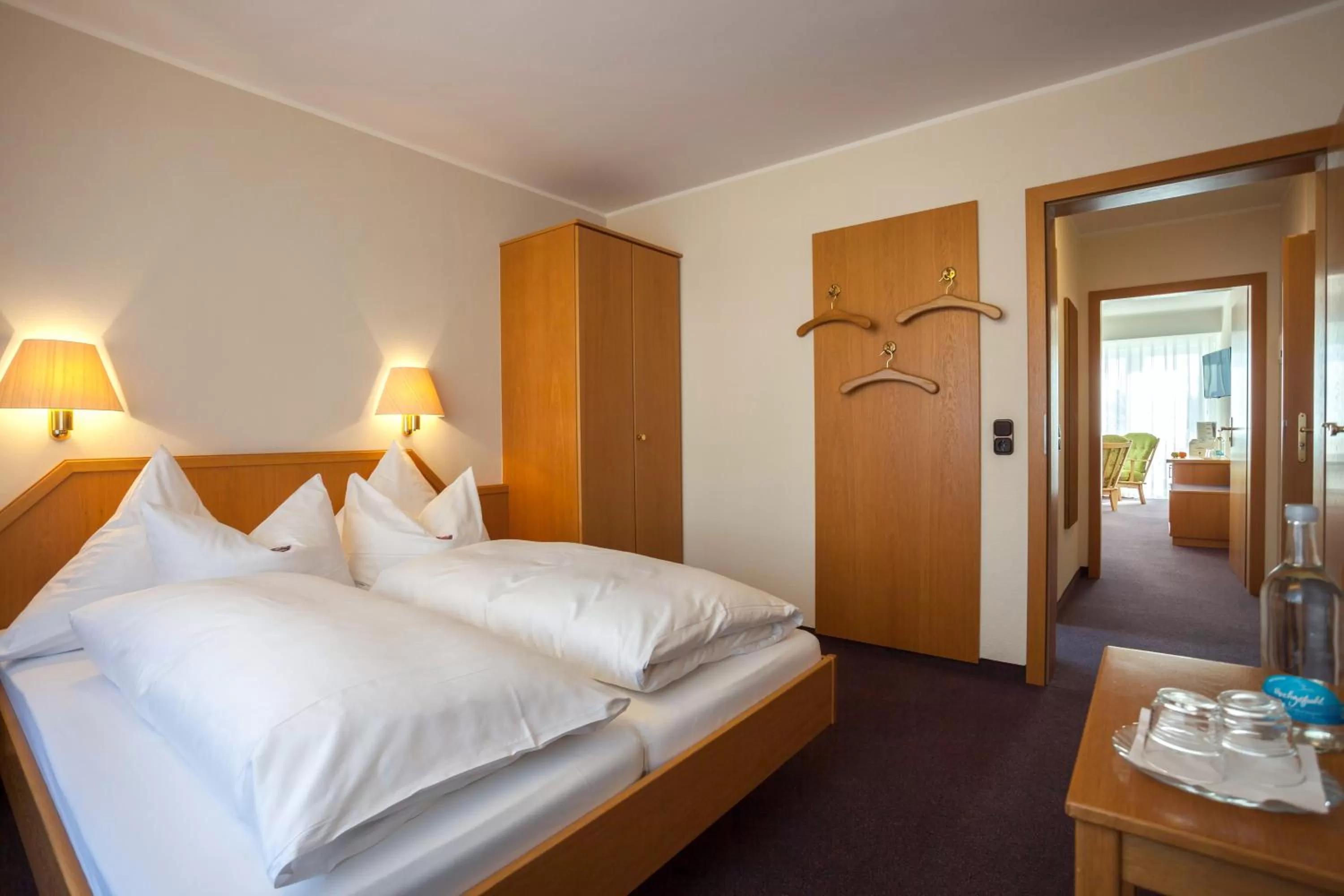 Bedroom, Bed in Hotel Haus Andrea