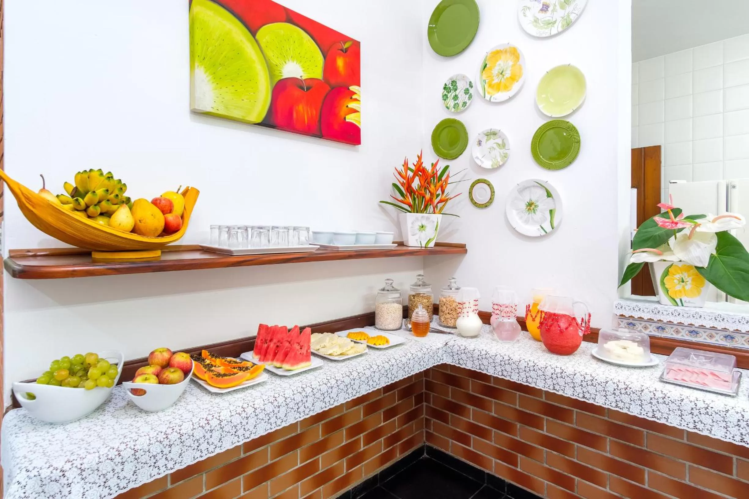 Food and drinks in Pousada Vivamar