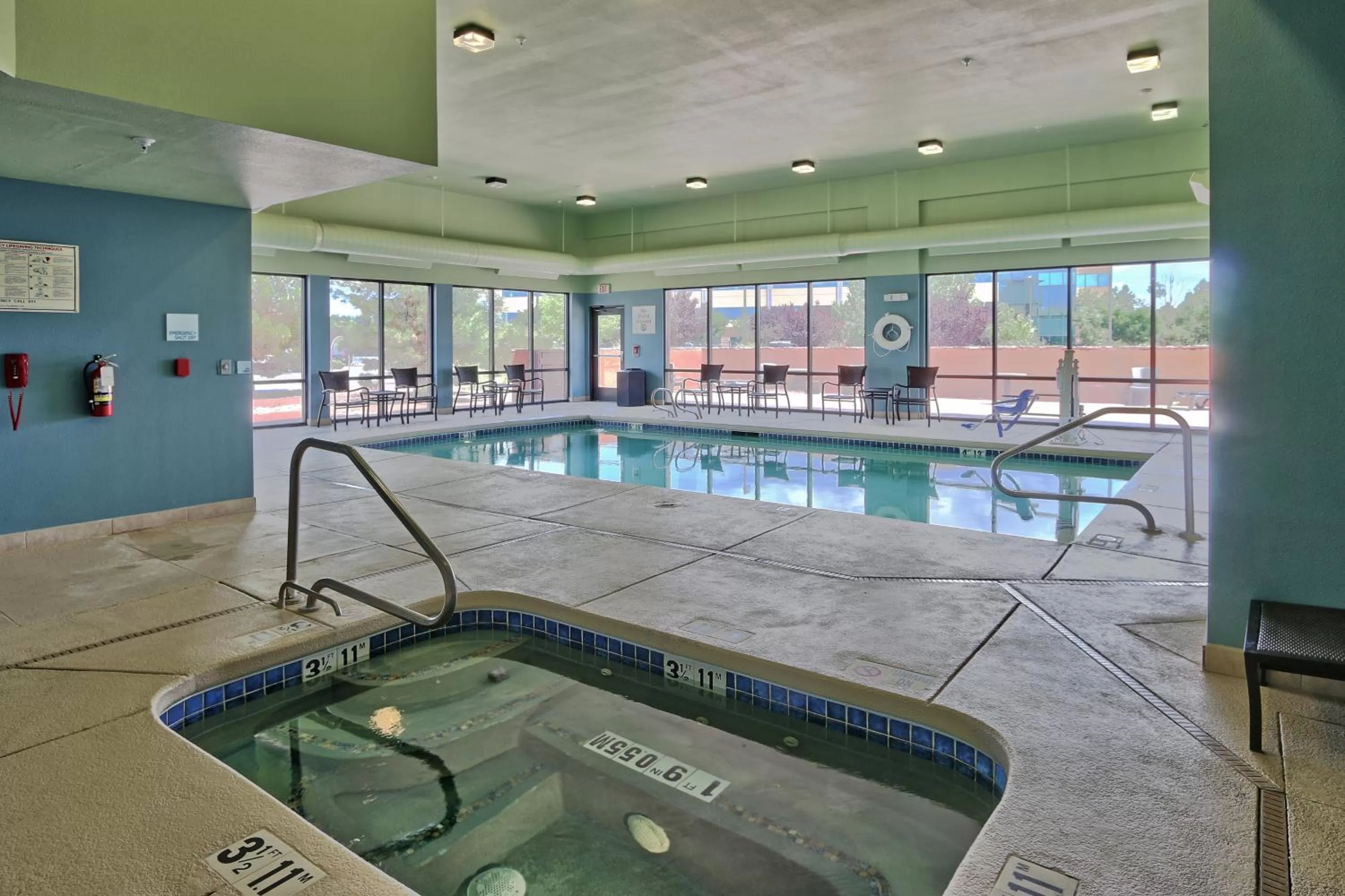 Swimming pool in Holiday Inn Express & Suites Albuquerque Historic Old Town by IHG