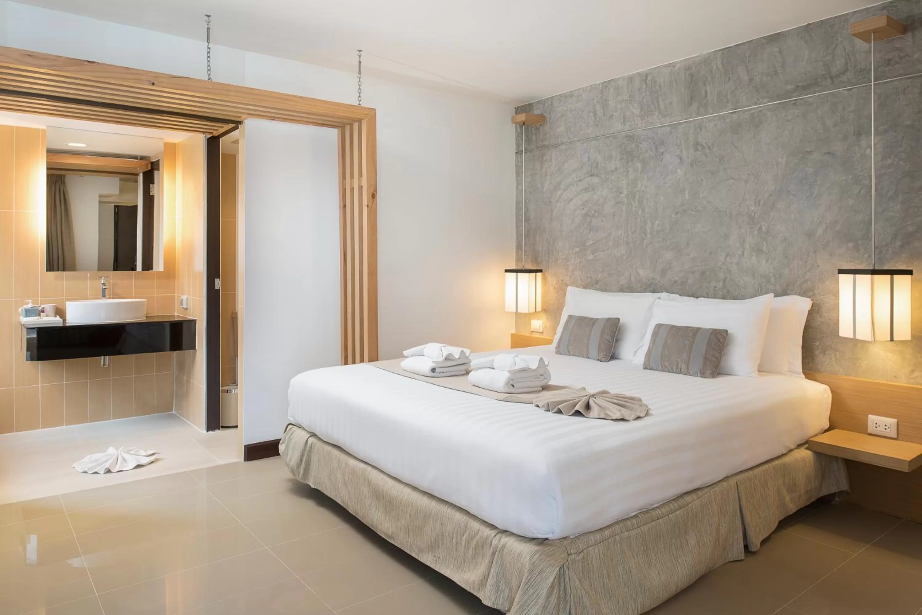 Bed in Nimman Mai Design Hotel Chiang Mai