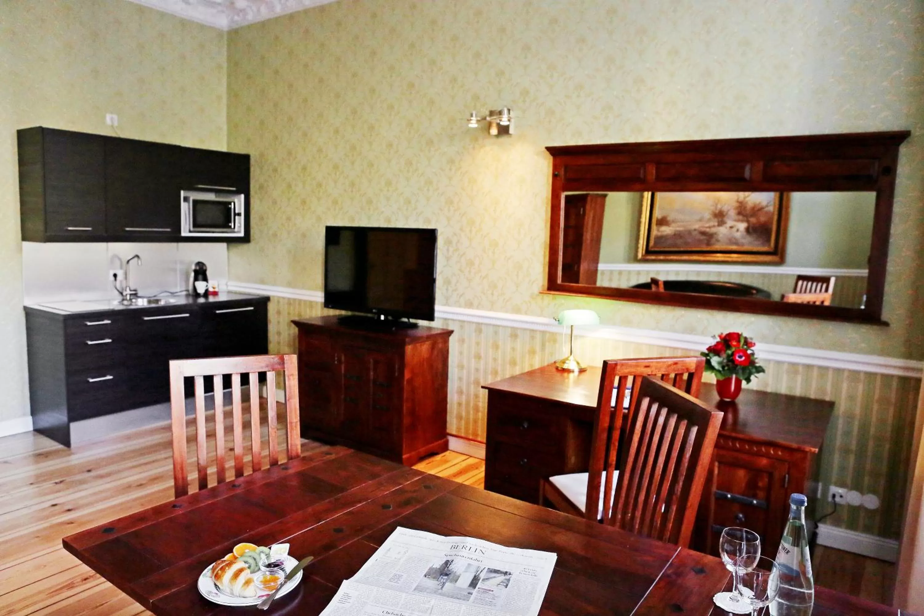 Kitchen or kitchenette in Garden Living - Boutique Hotel