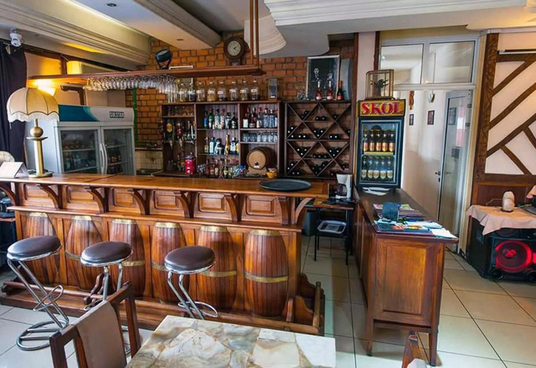 Lounge or bar in Hotel Le Relais Normand
