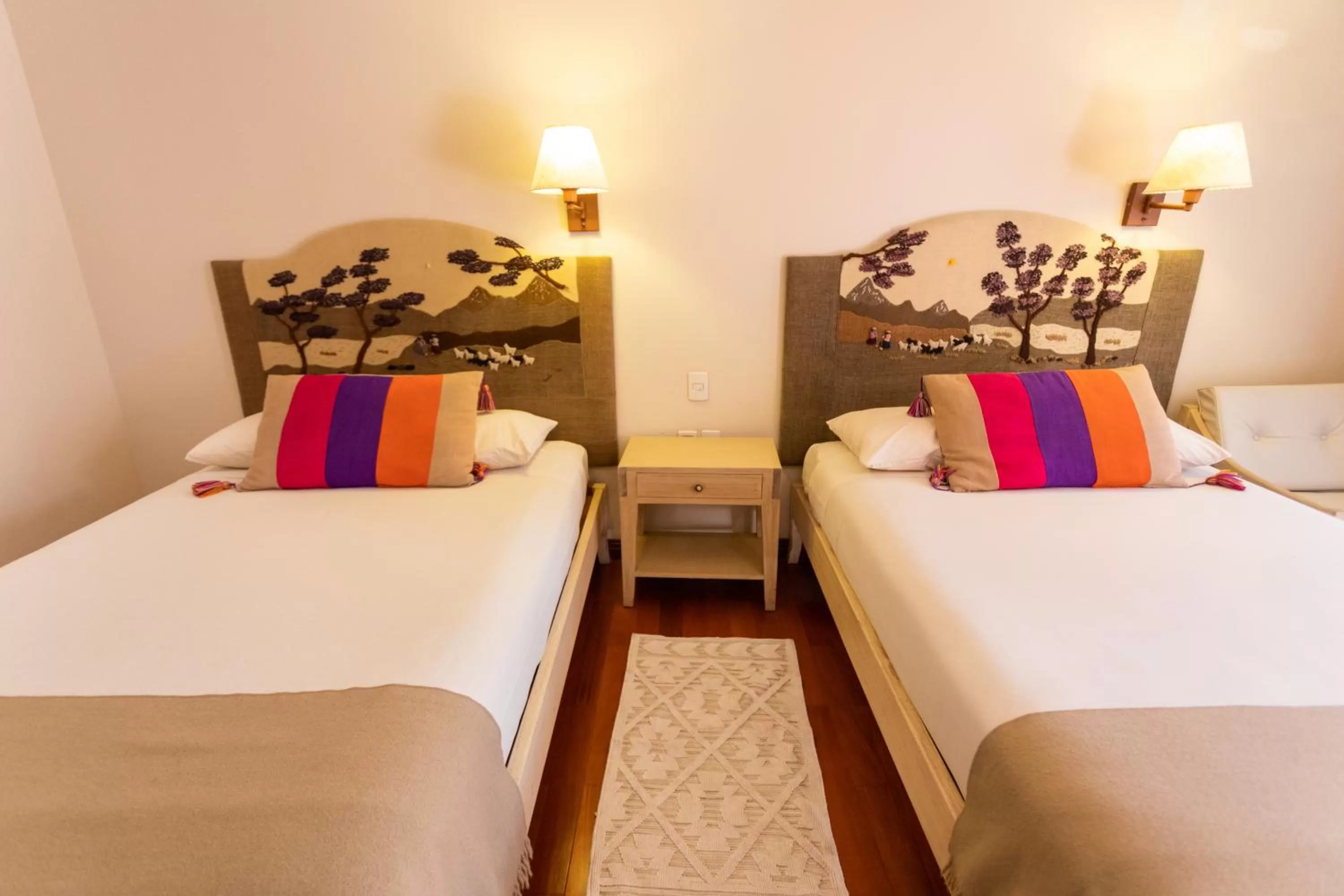 Bed in Hotel Rosario La Paz