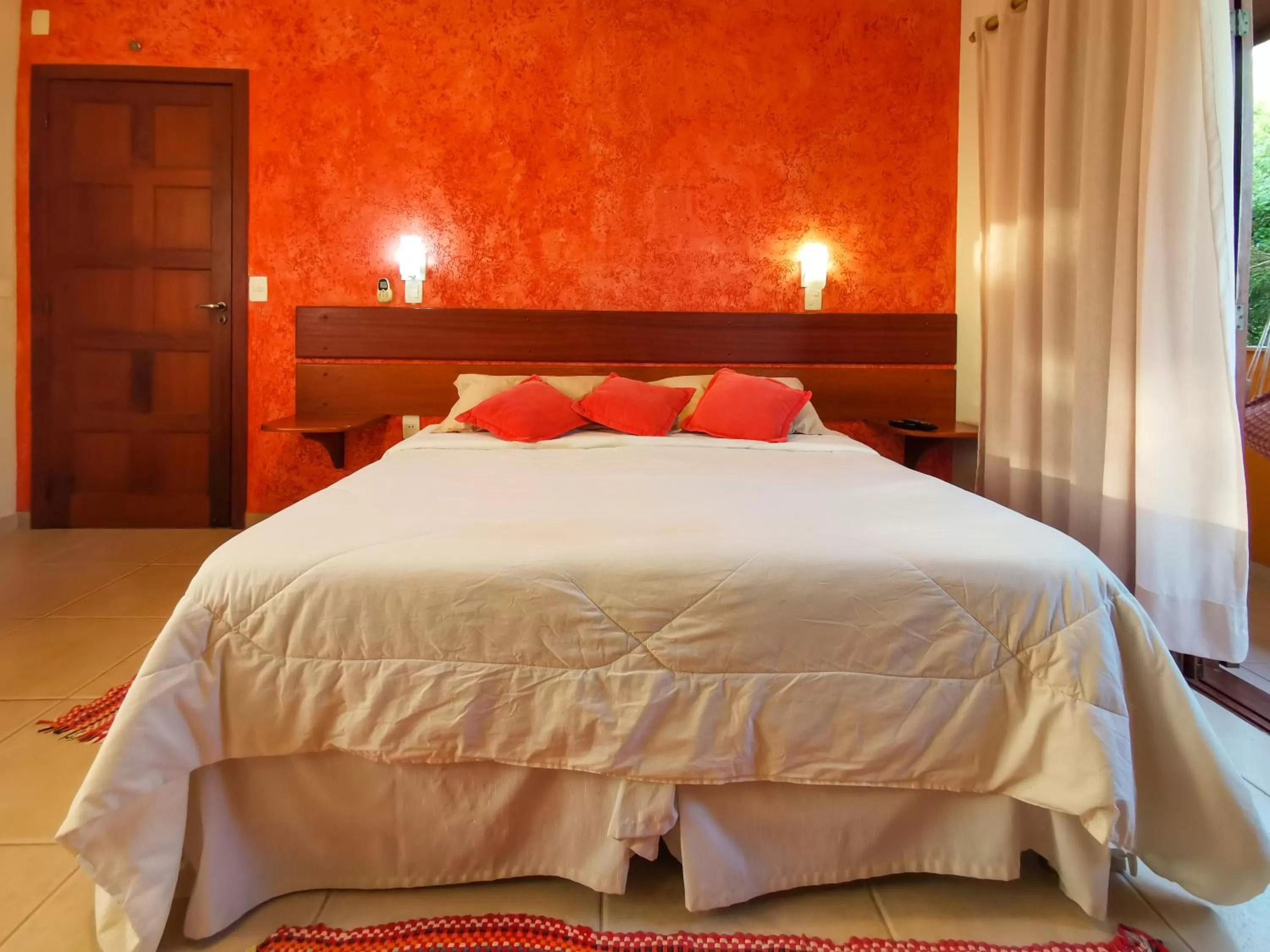 Bed in Pousada Ilha dos Anjos