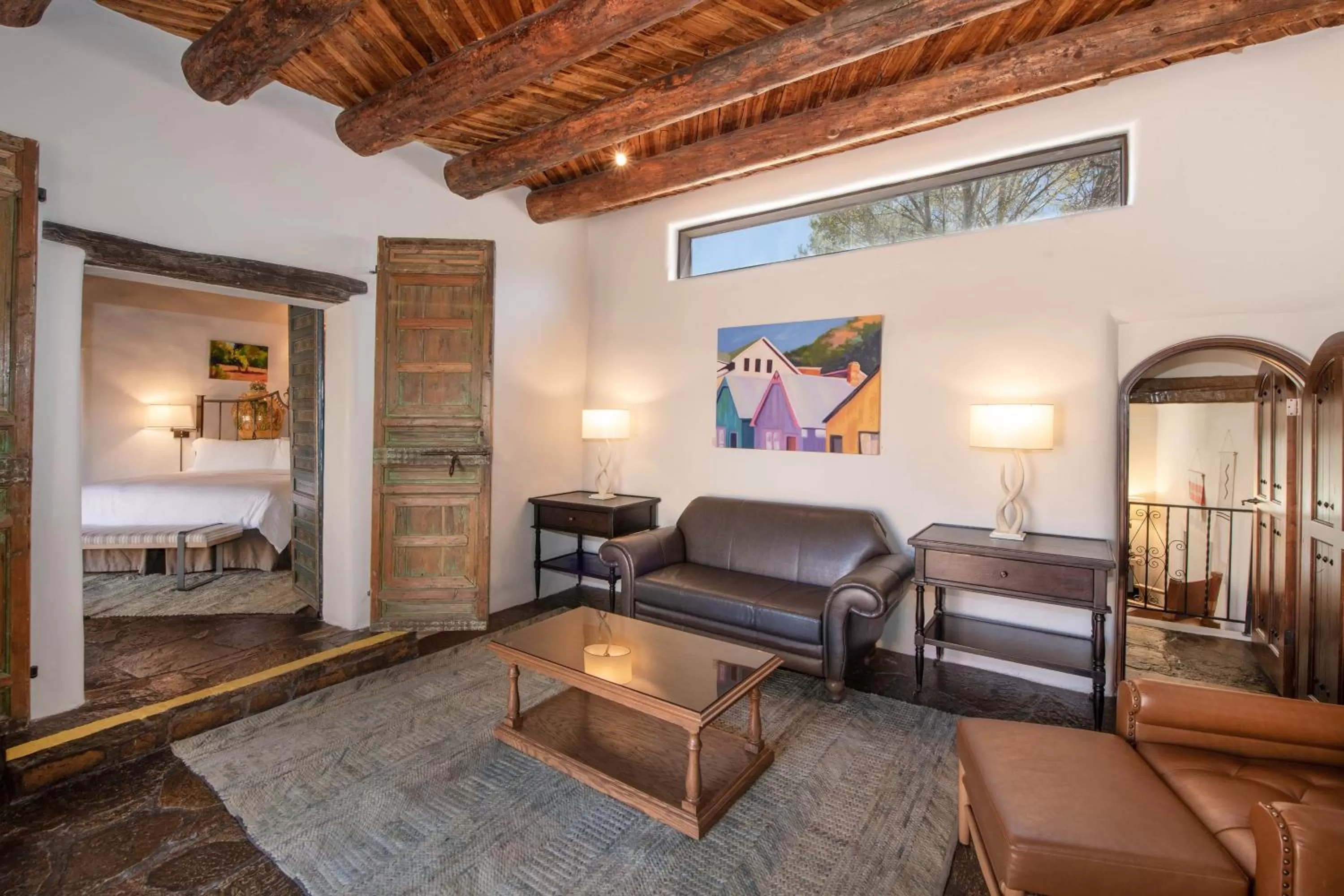 Living room in La Posada De Santa Fe, a Tribute Portfolio Resort & Spa