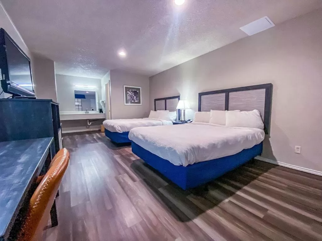 Bed in Salt Creek Lodge