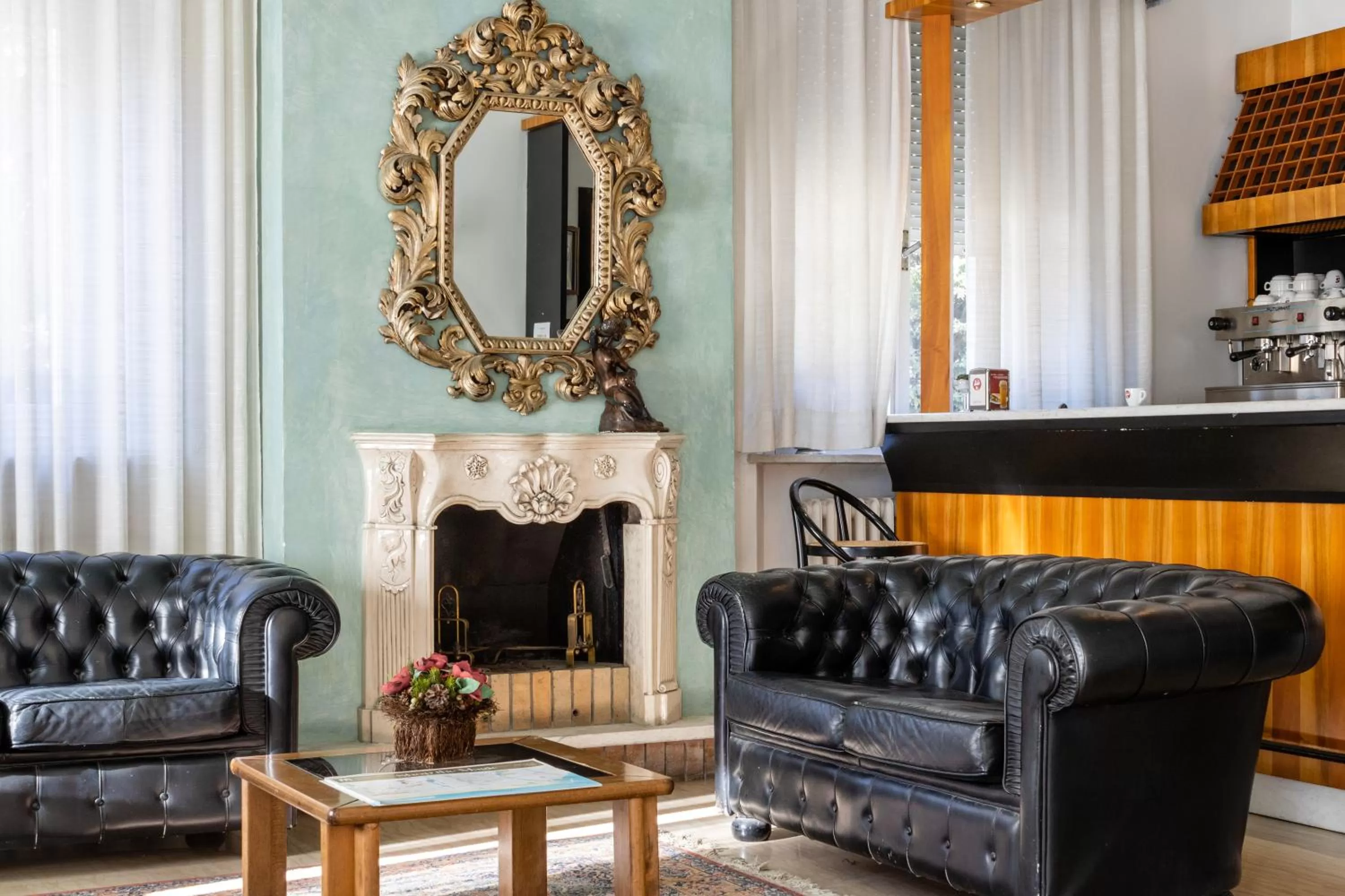 Lobby or reception in Esedra Hotel