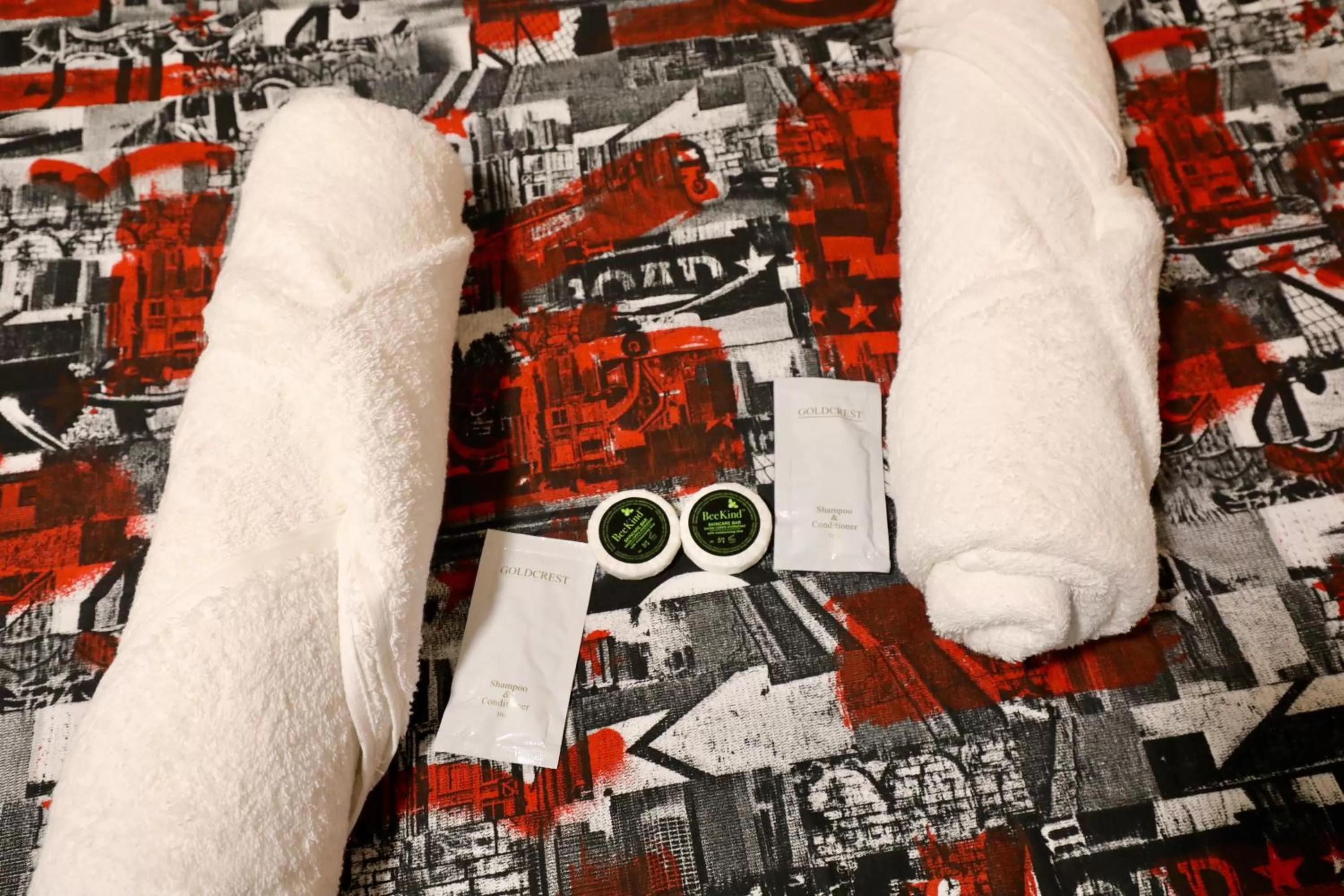 towels in Blackpool Central Hotel