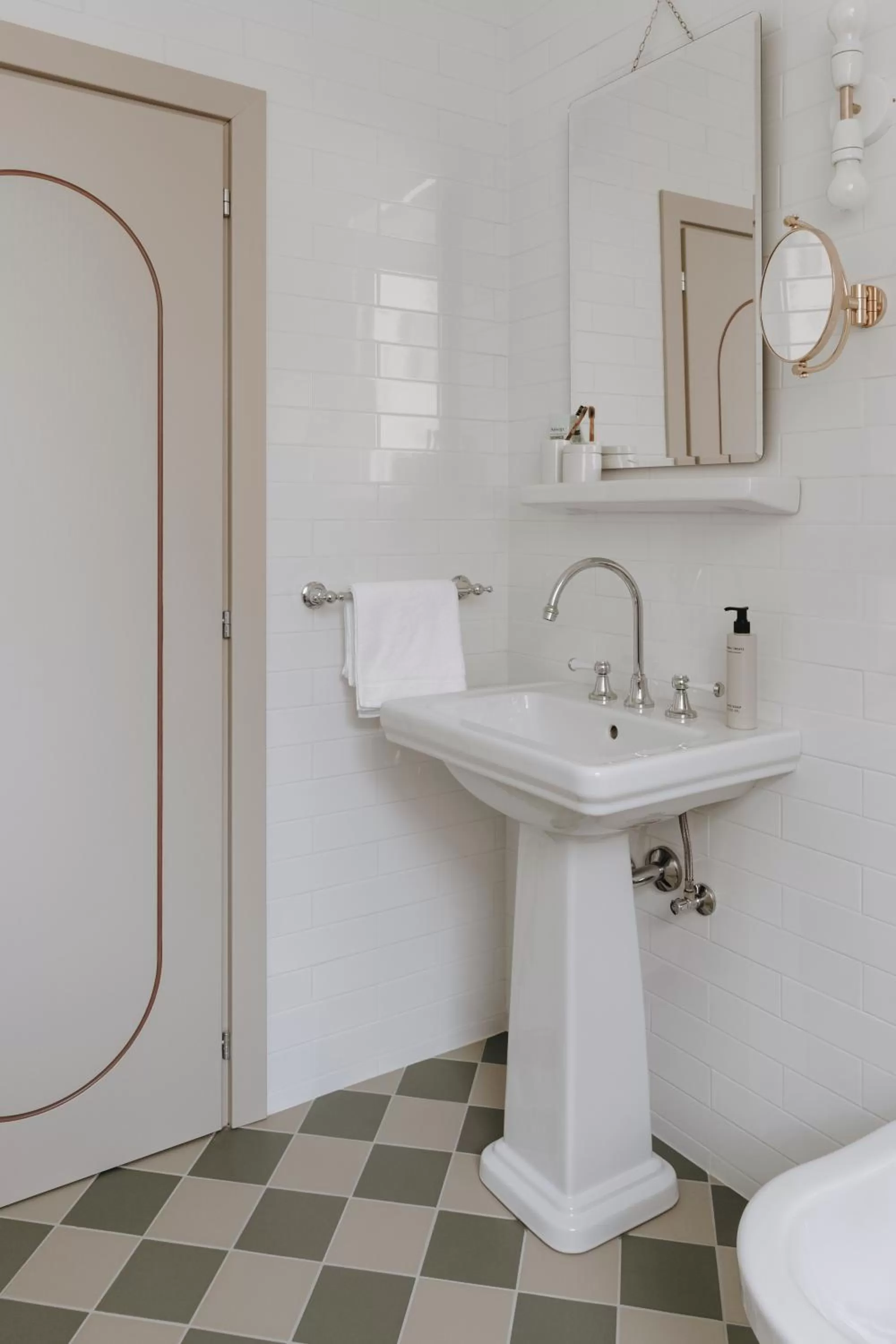 Bathroom in Parkhotel Mondschein, a Member of Design Hotels