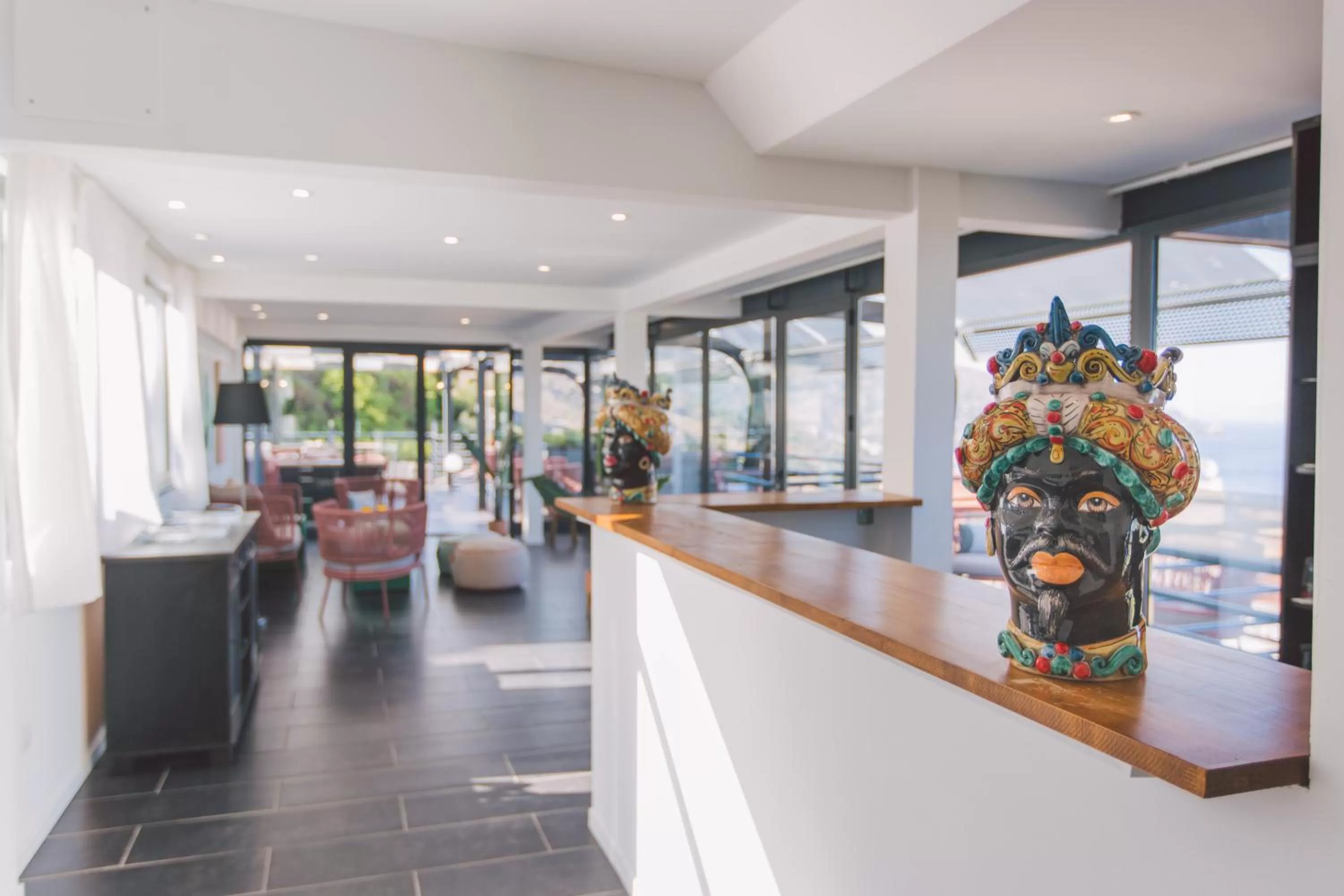 Lobby or reception in Taormina Palace Hotel