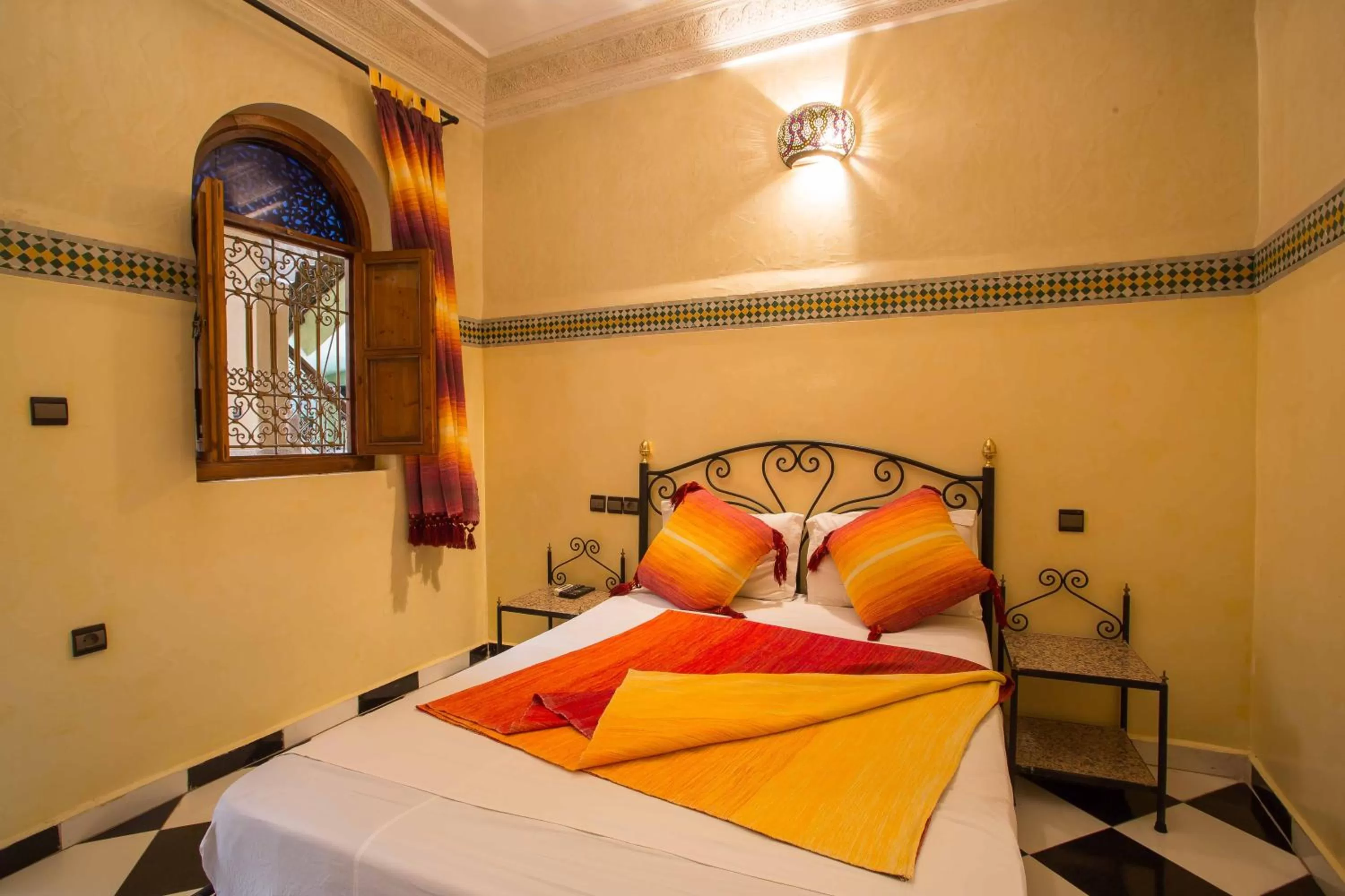 Bed in Riad Saad