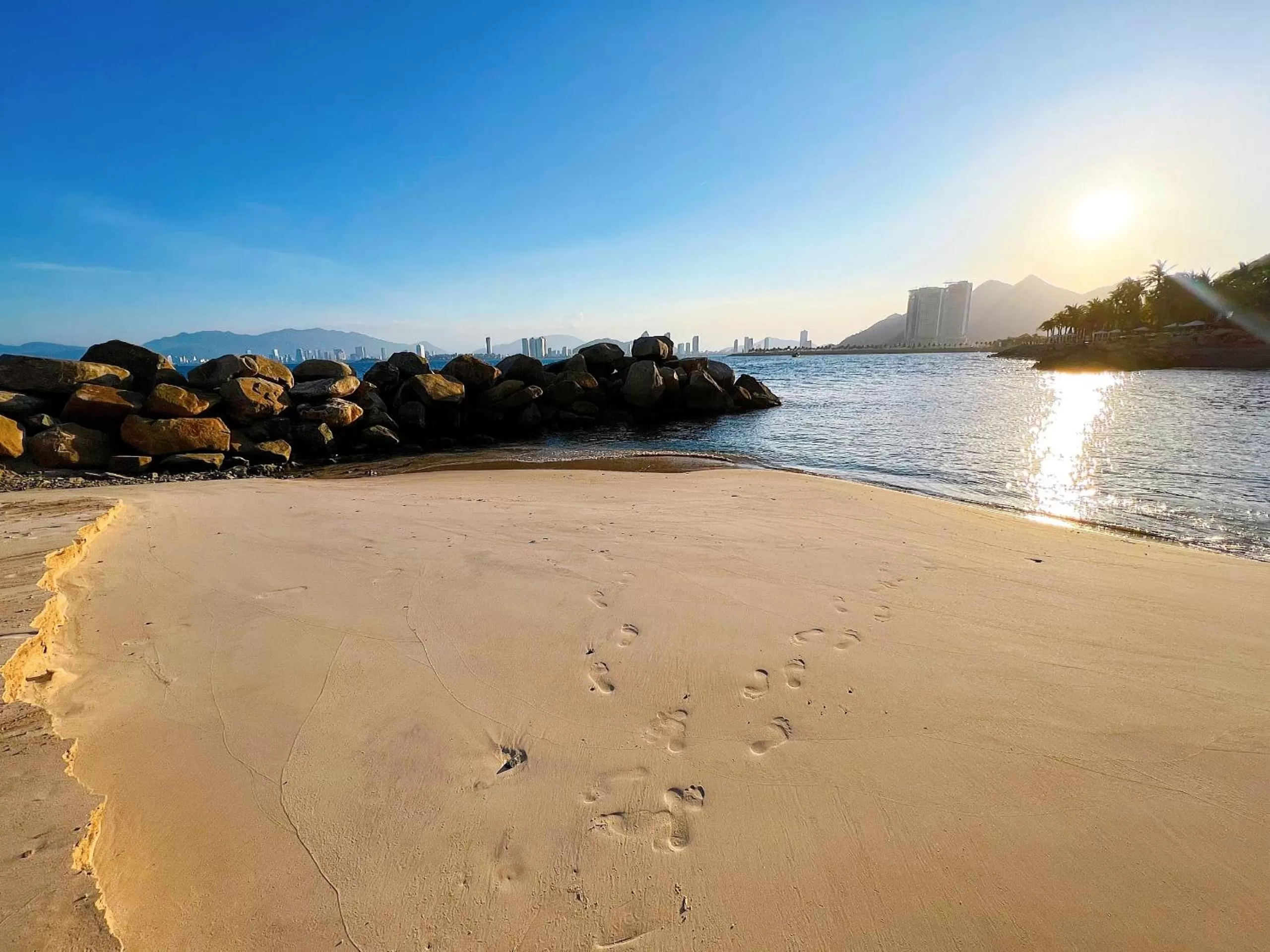 Beach in Alibu Resort Nha Trang