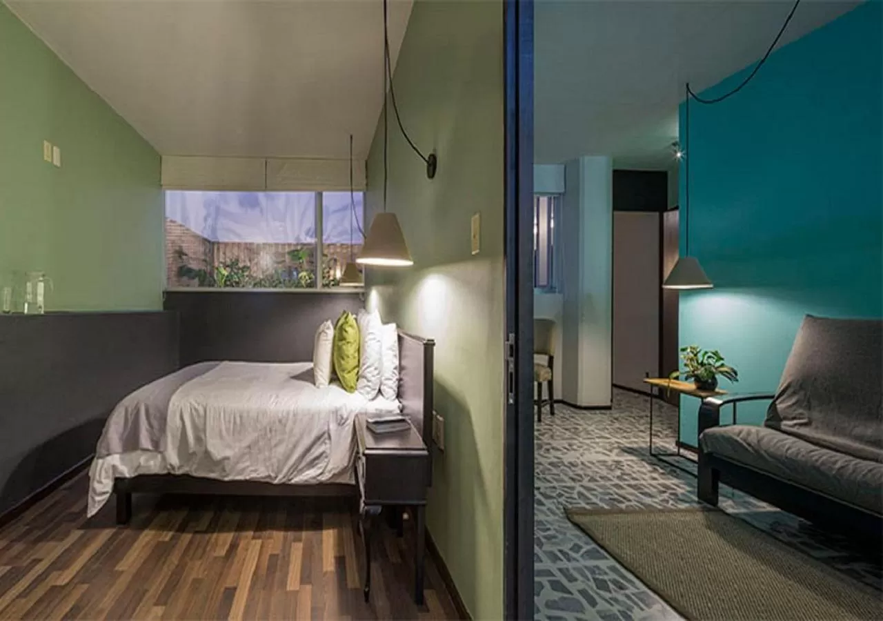 Bed in Lusitania Hotel Orizaba