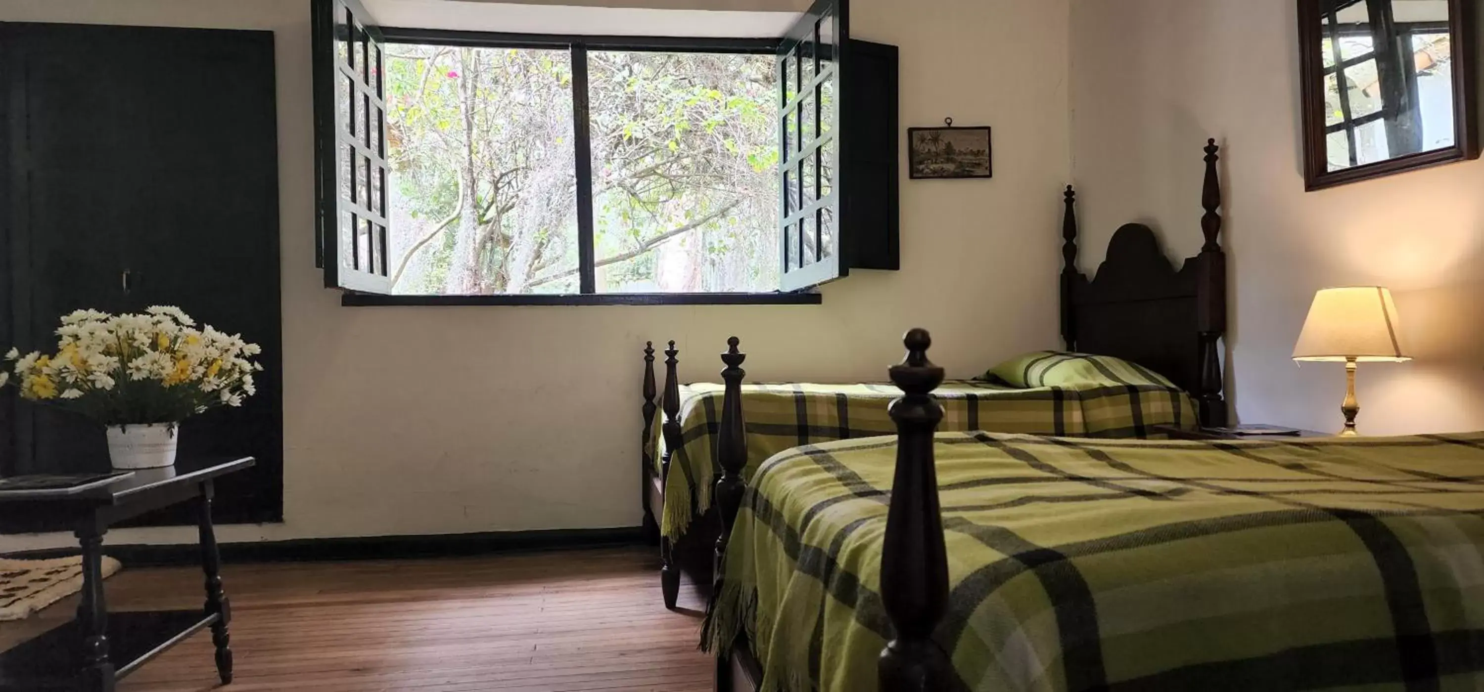 Twin Room in Hotel Hacienda Suescún Twin Room in Hotel Hacienda Suescún