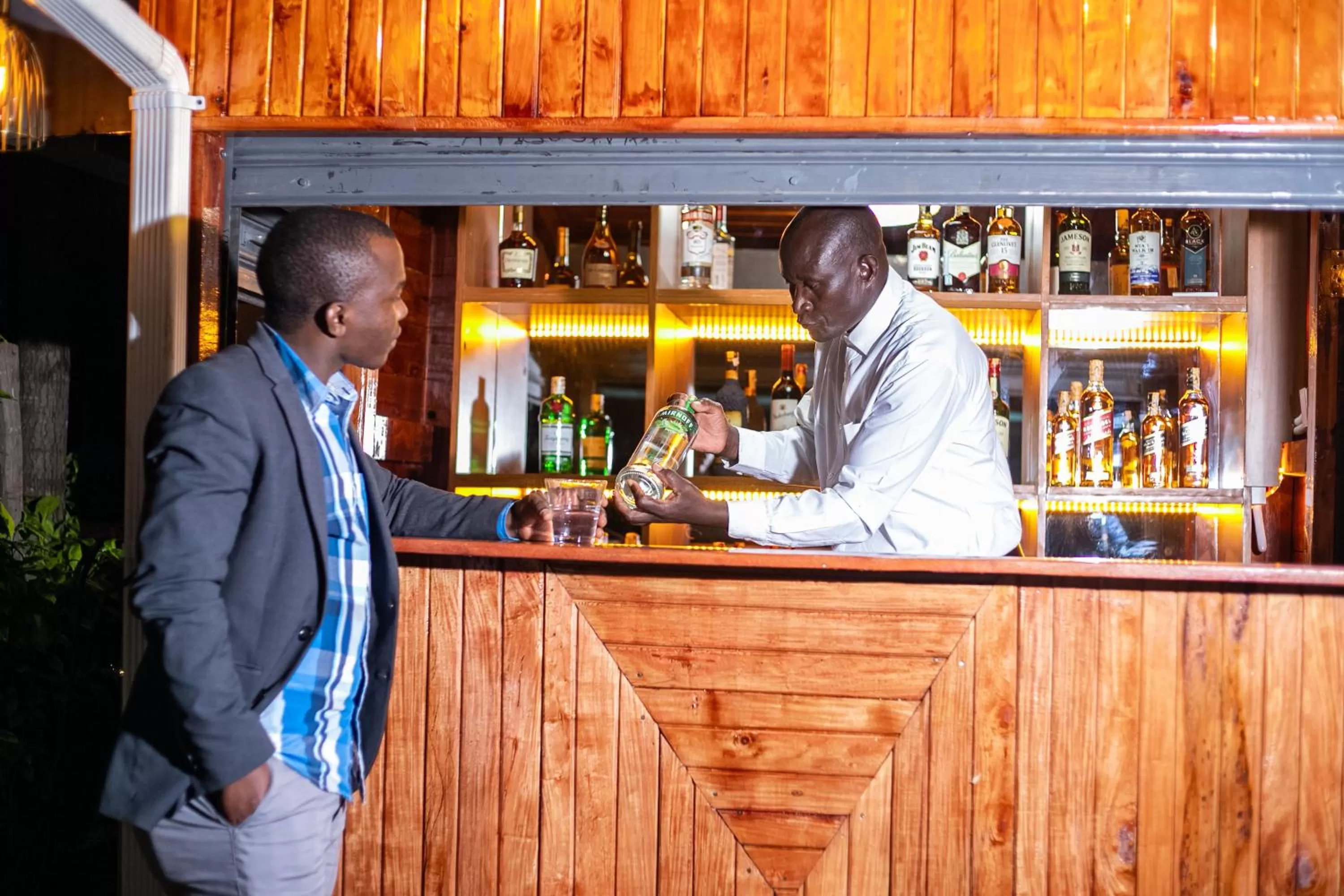 People in Lovely Garden Guest Home