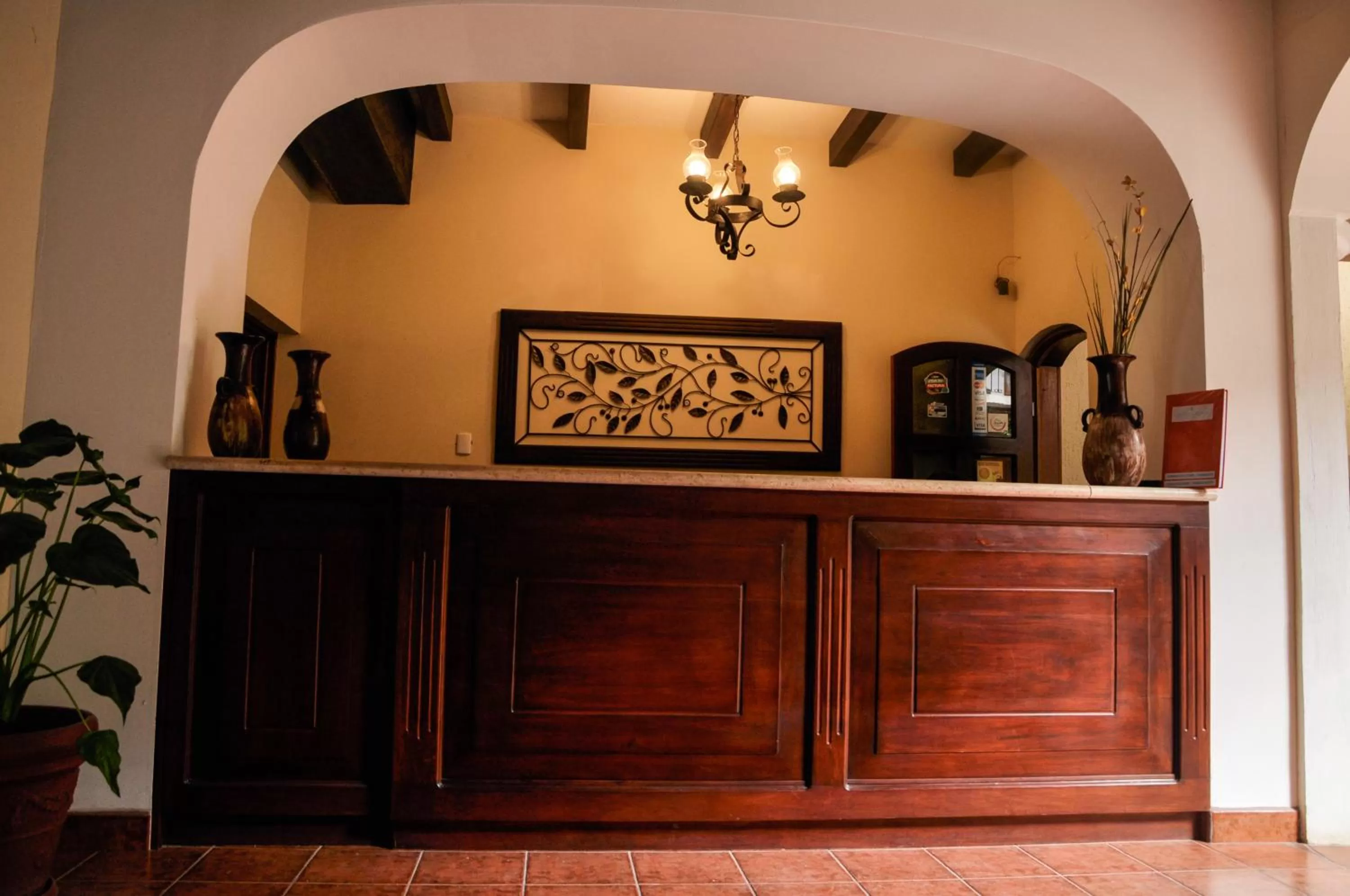 Lobby or reception in Hotel Quinta Maya