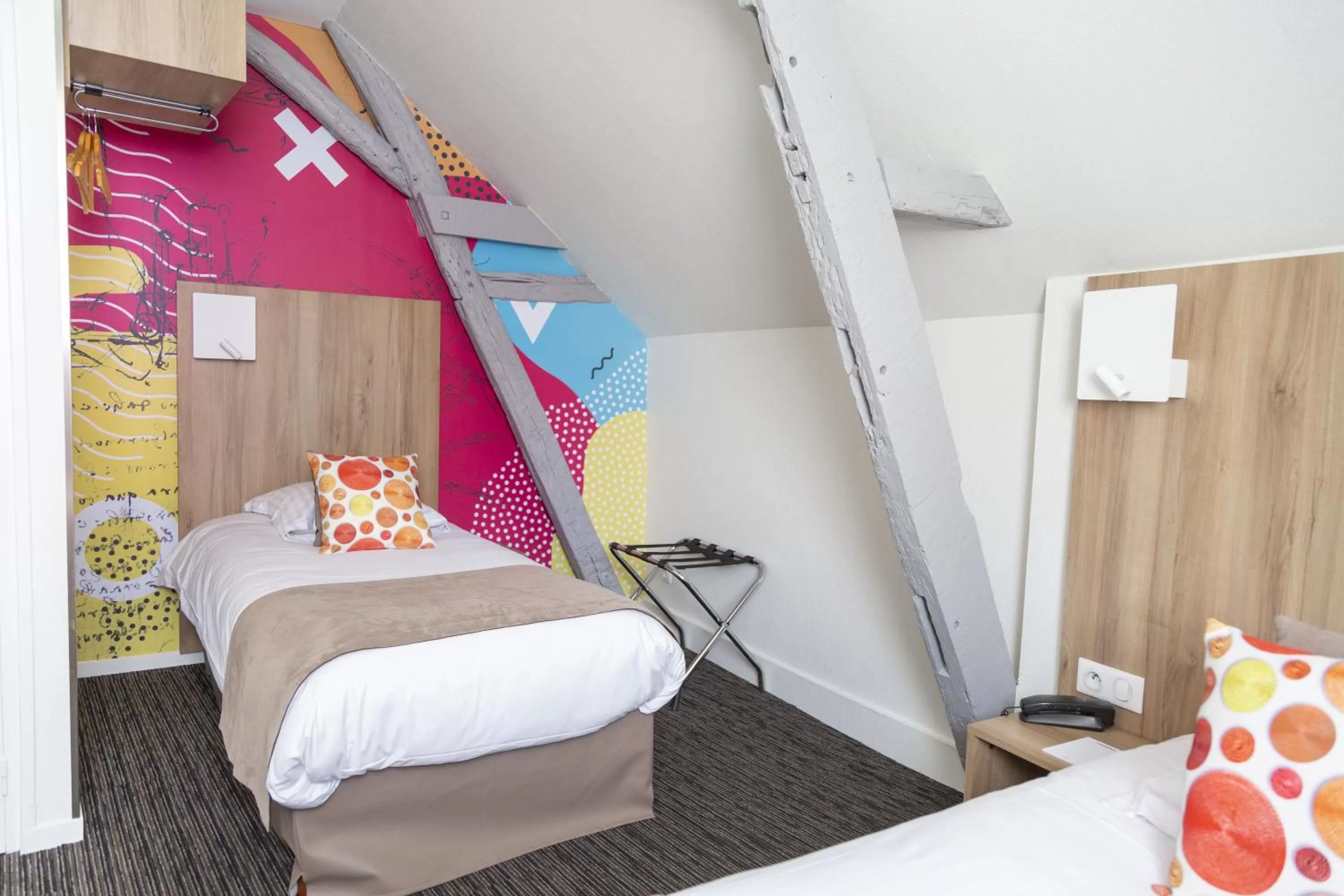 Photo of the whole room, Bed in Logis Hôtel Chaptal, Amboise