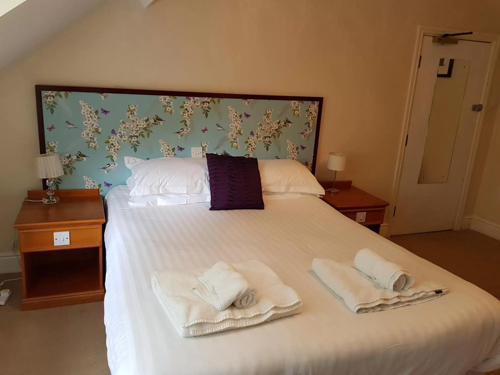 Bed in Glan Aber Hotel