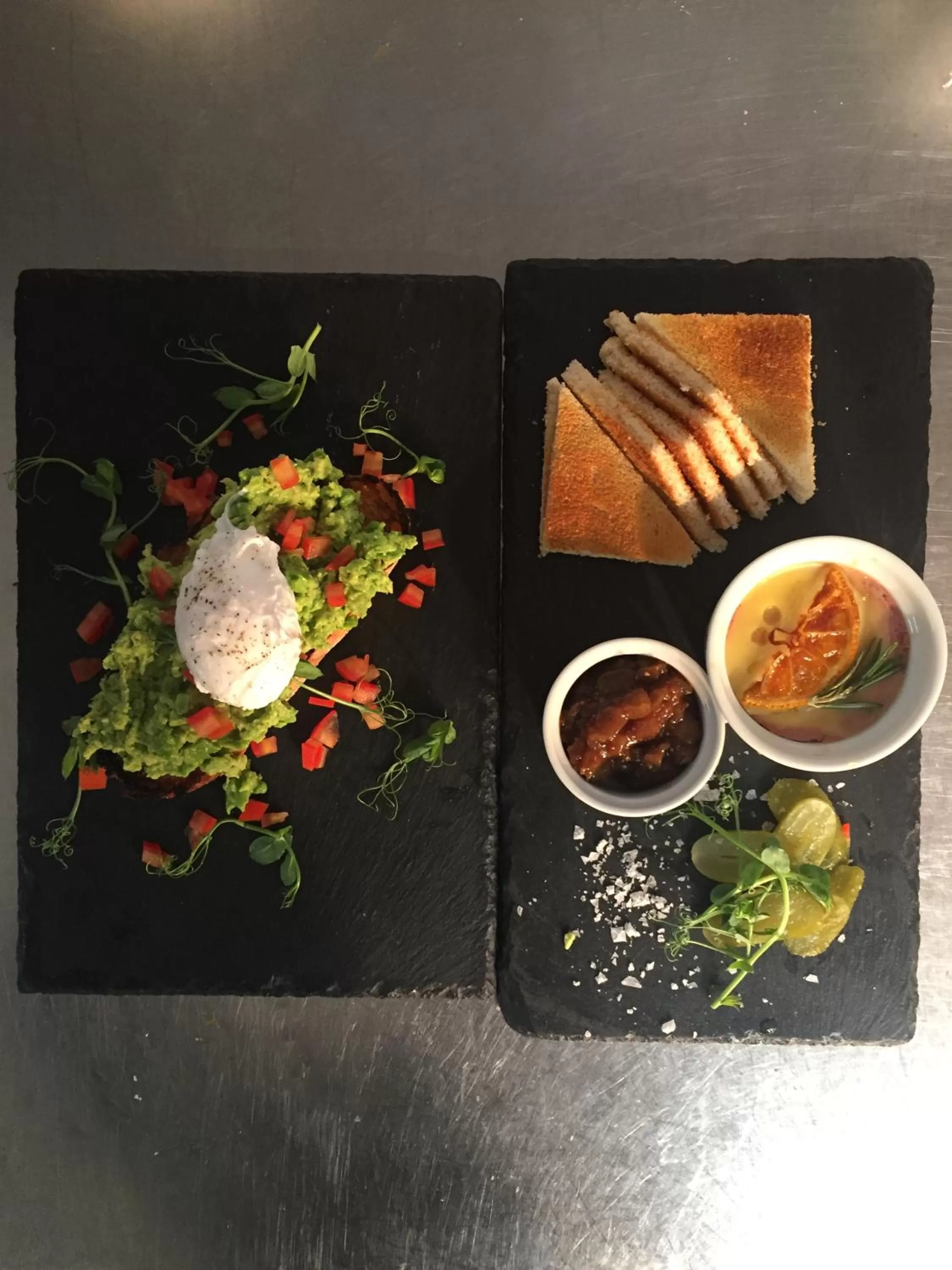 Food in The Black Swan Hotel