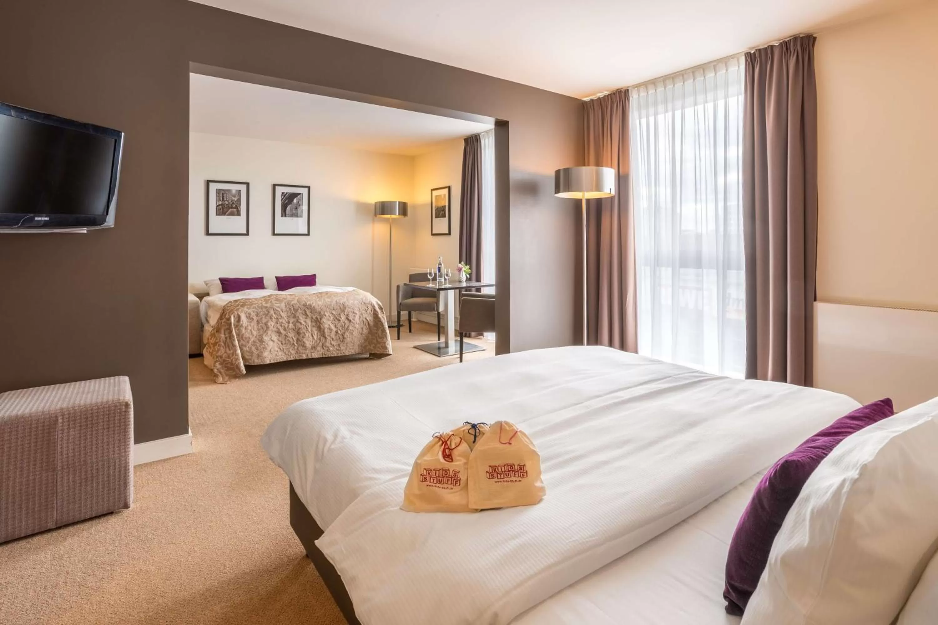 Photo of the whole room, Bed in The Rilano Hotel München