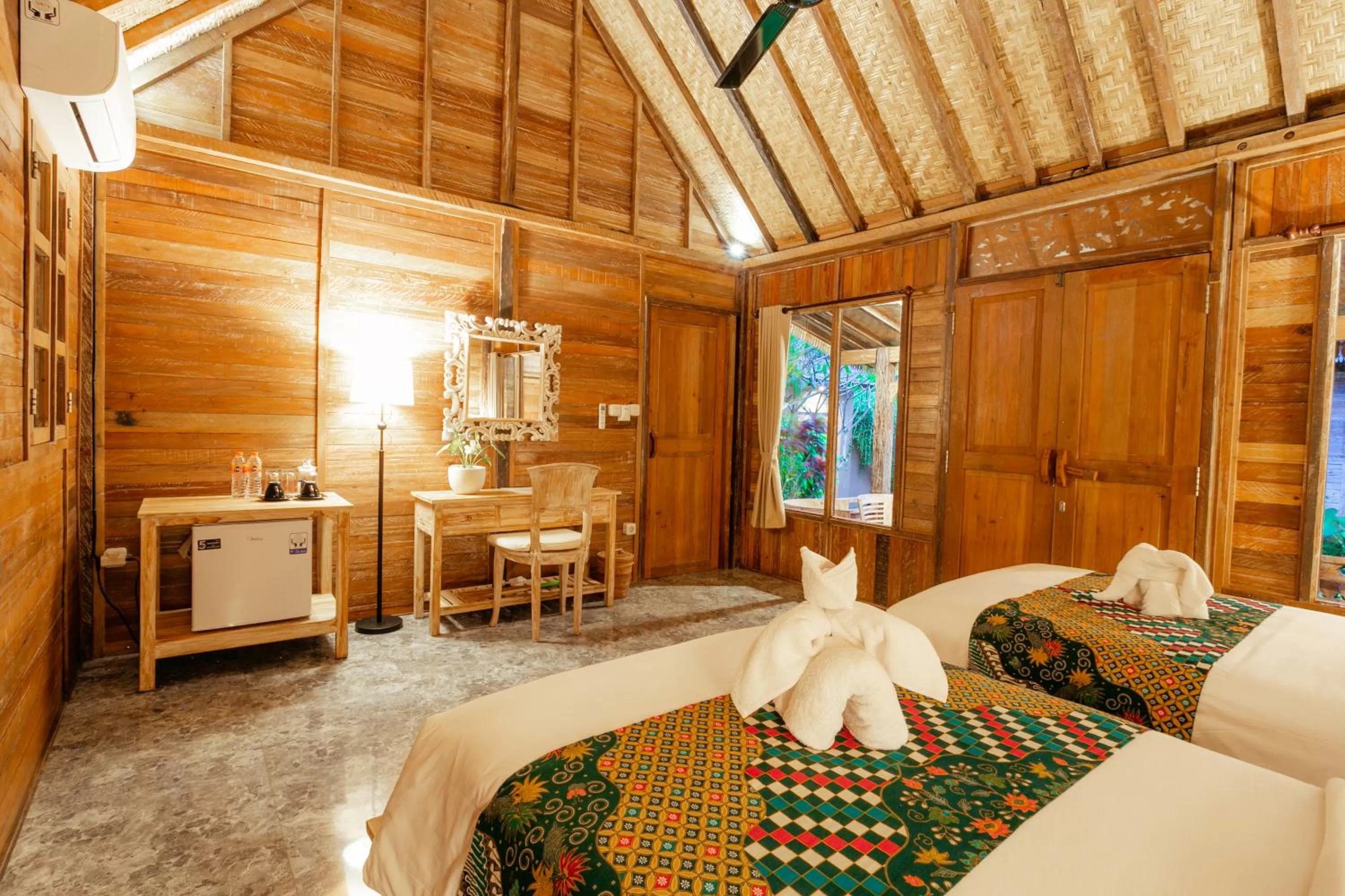 Bed in Nauna Villa Ubud