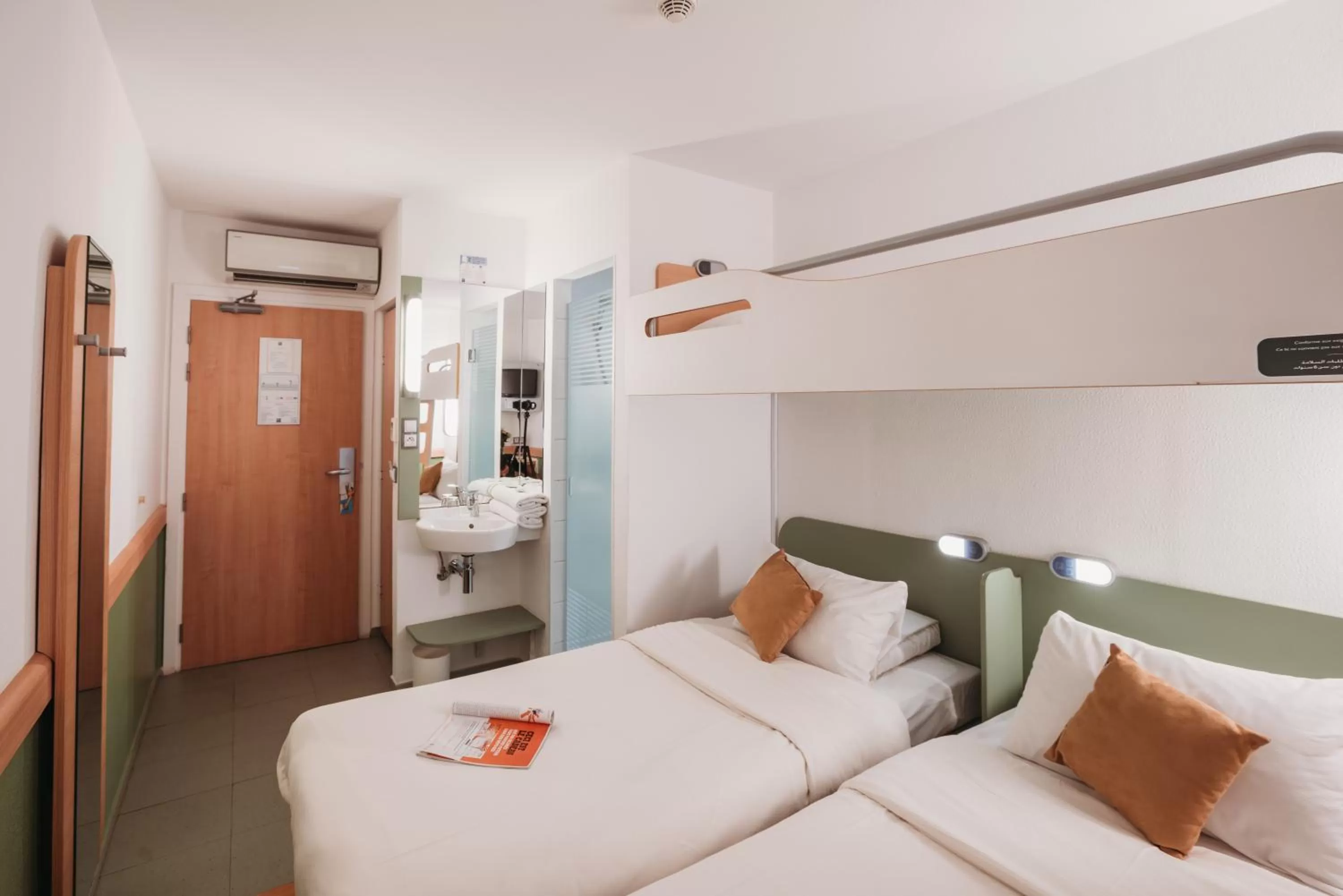 Triple Room with Twin Beds and Overhead Bunk in MIA Urban Agadir