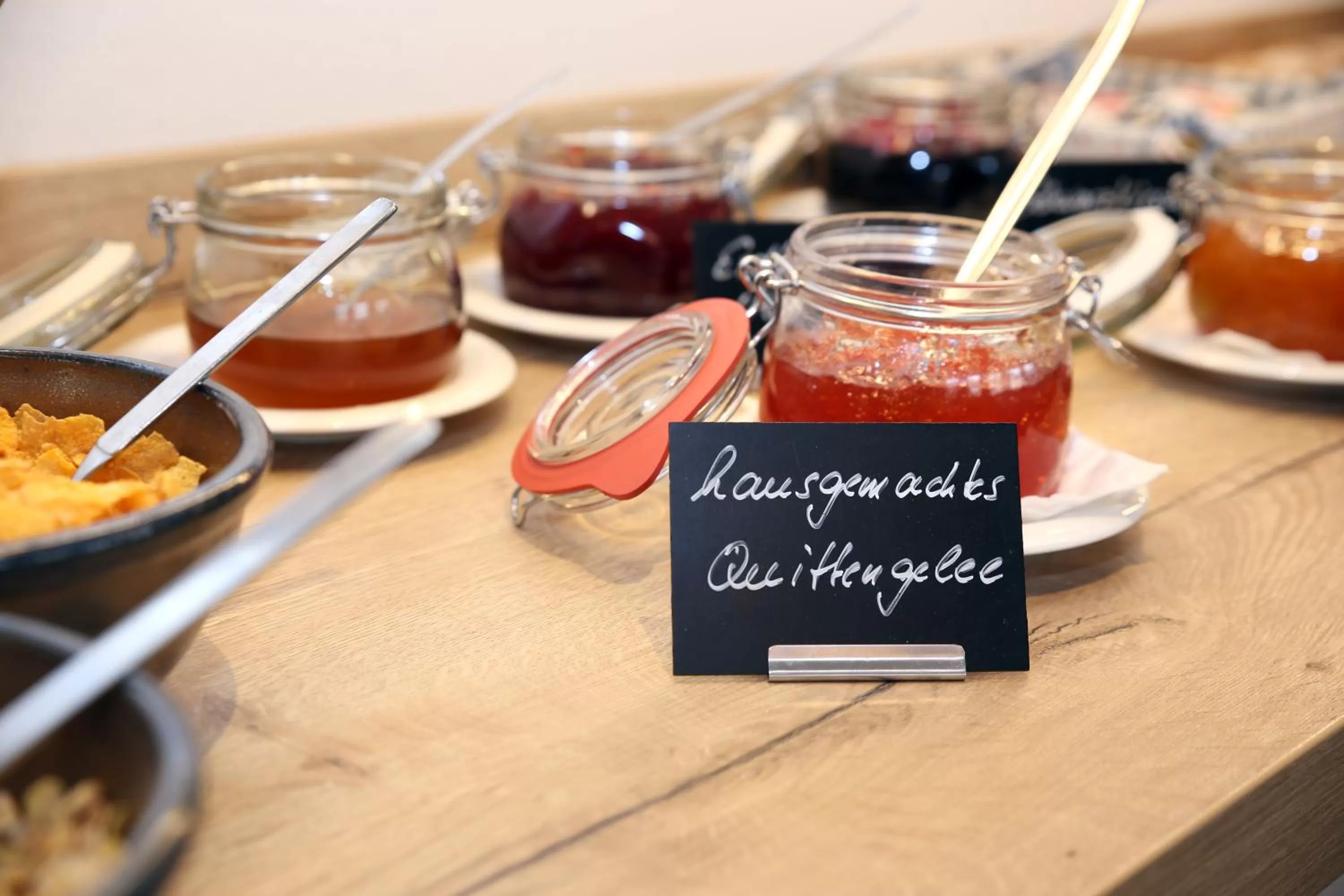 Buffet breakfast in Landhotel Traube