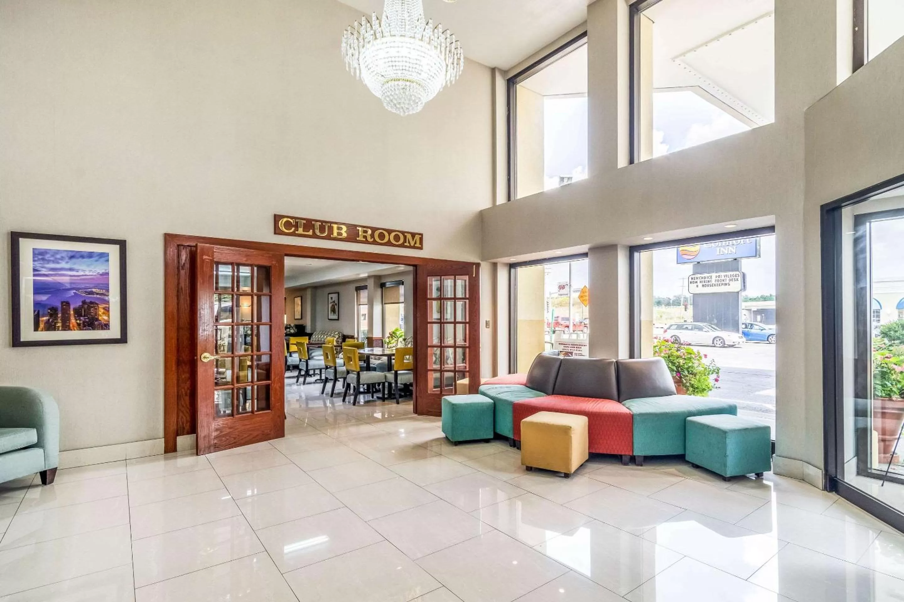 Lobby or reception in Comfort Inn Convention Center-Chicago O’hare Airport