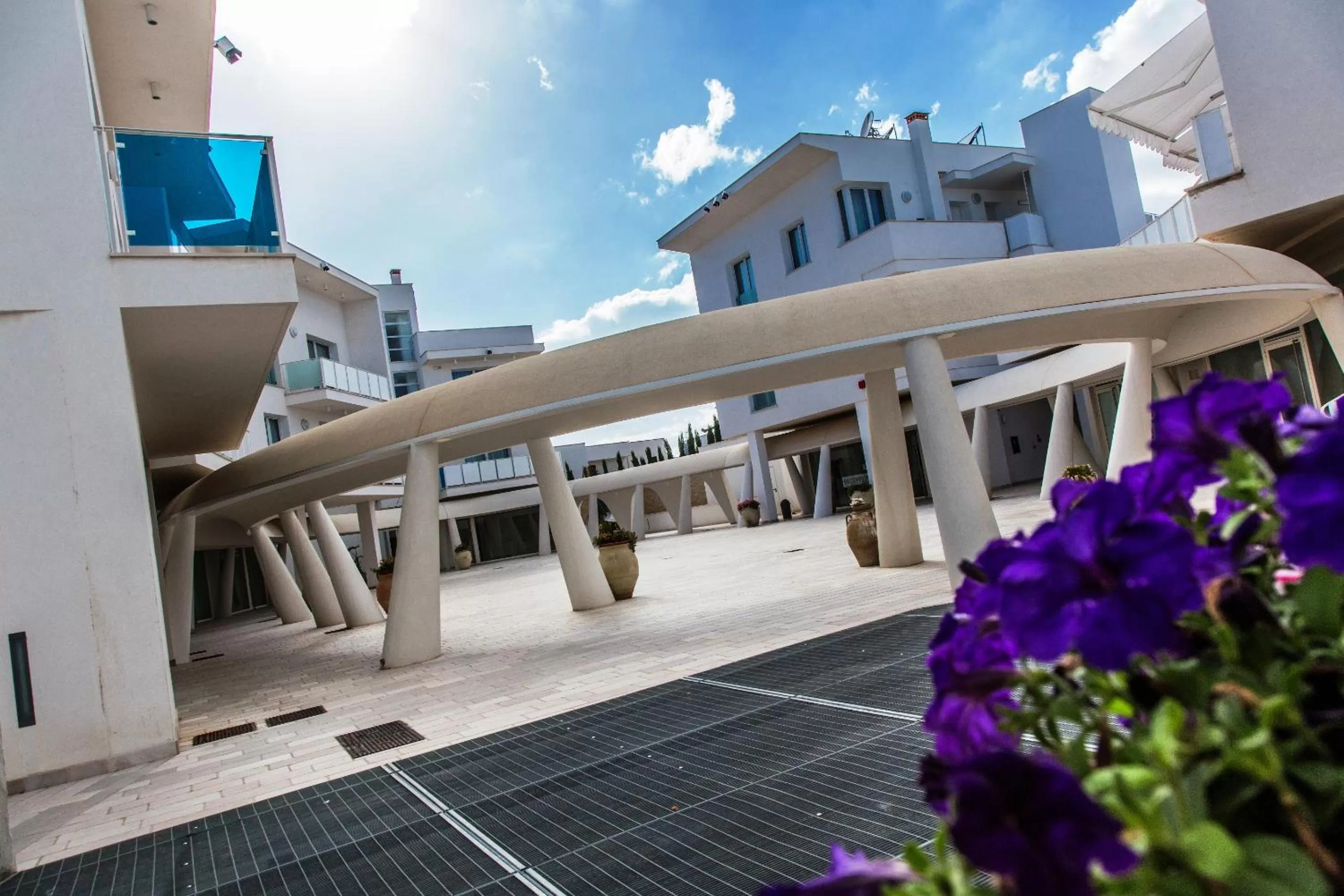 Facade/entrance in La Corte di Leuca Residence