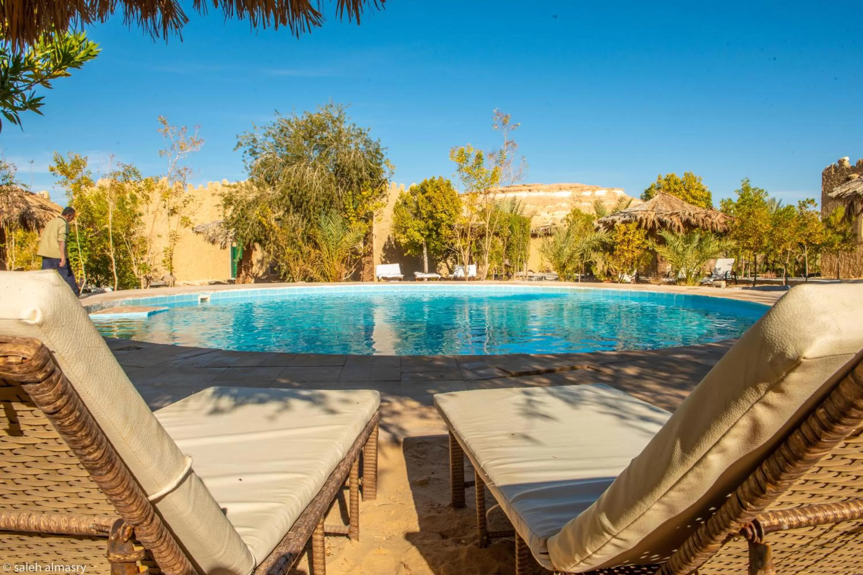 Swimming pool in Siwa Shali Resort