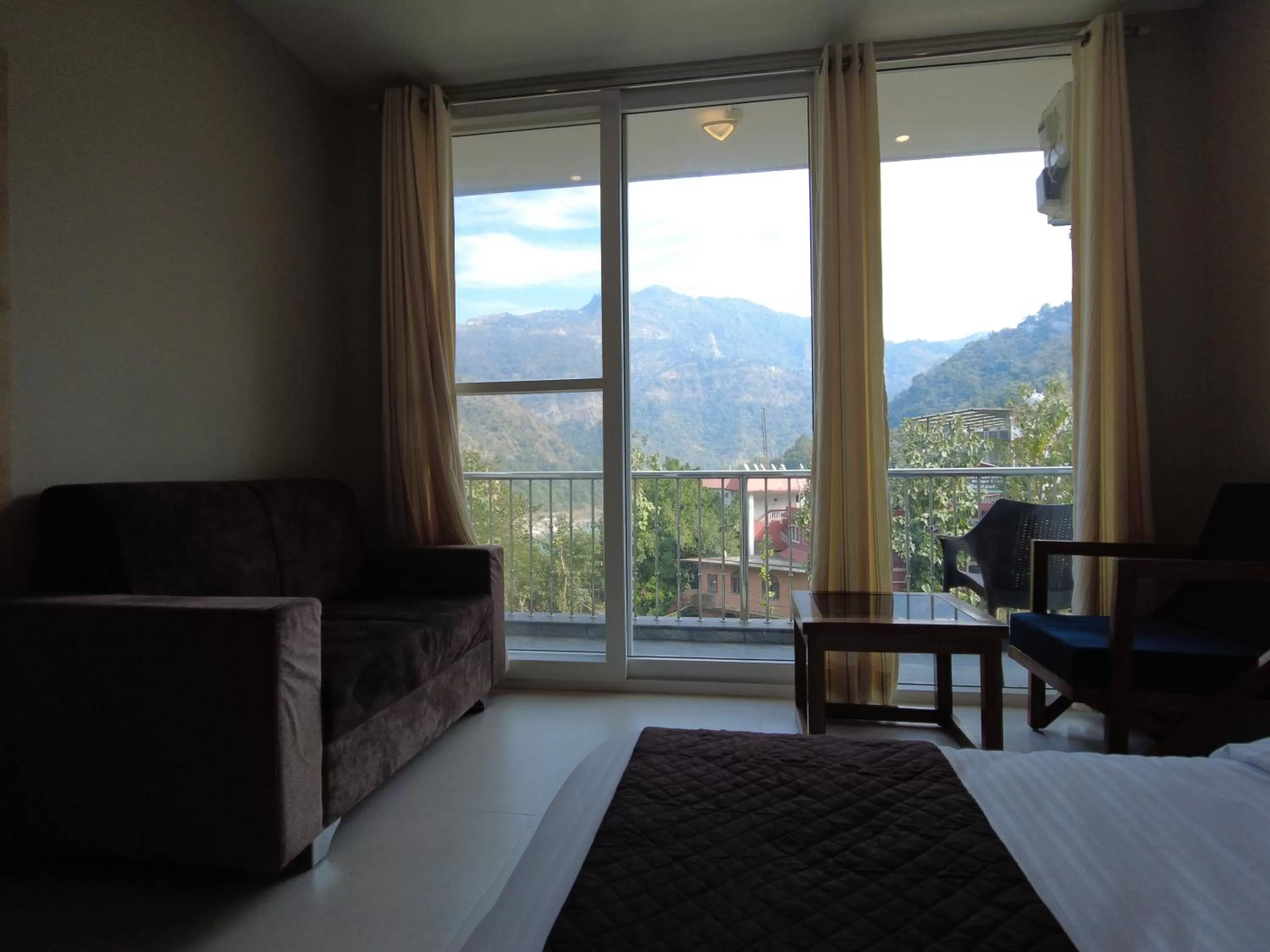 Seating area in Punyah Residency Rishikesh