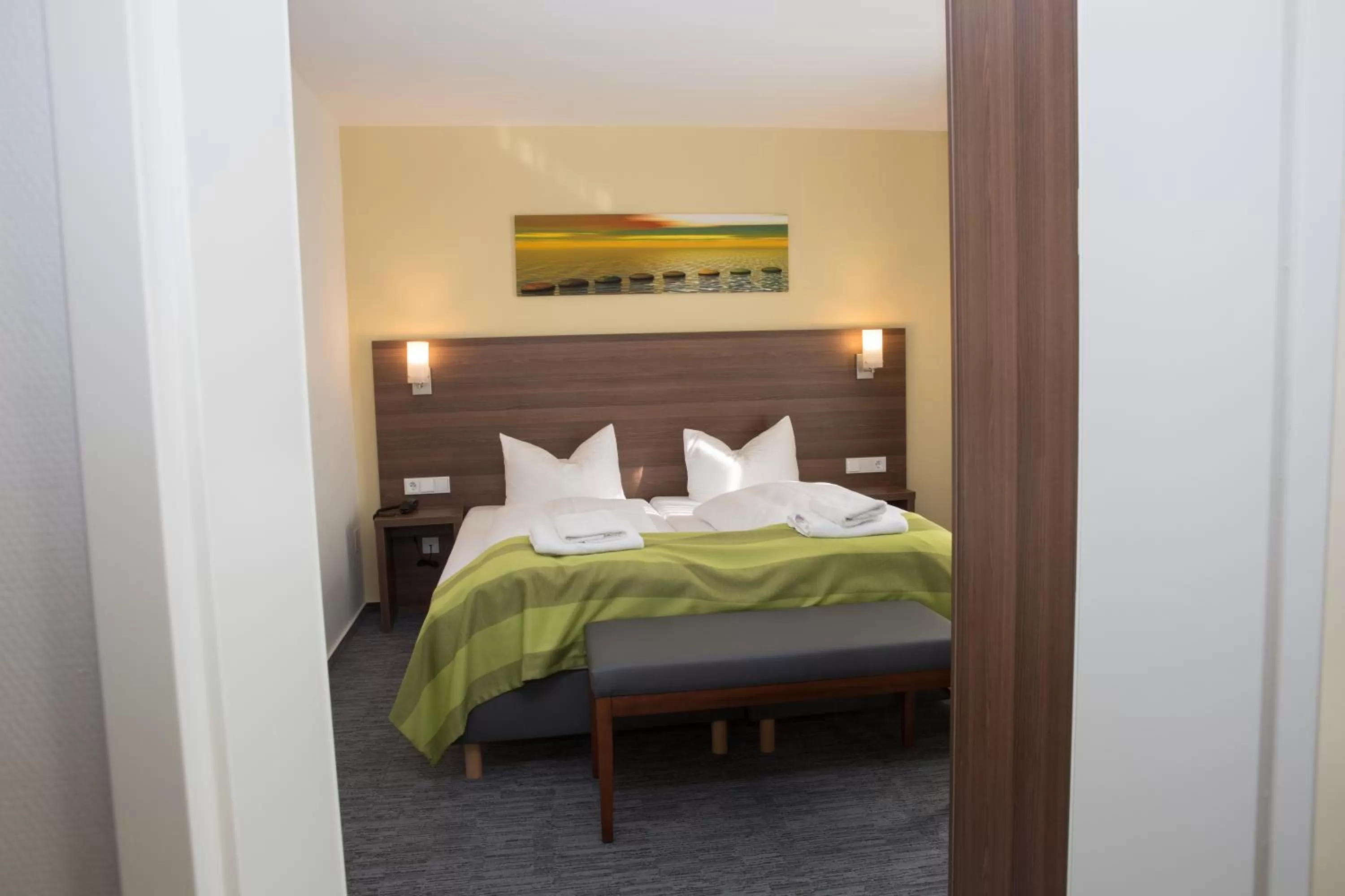 Bed in Trip Inn Goethe Conference Hotel