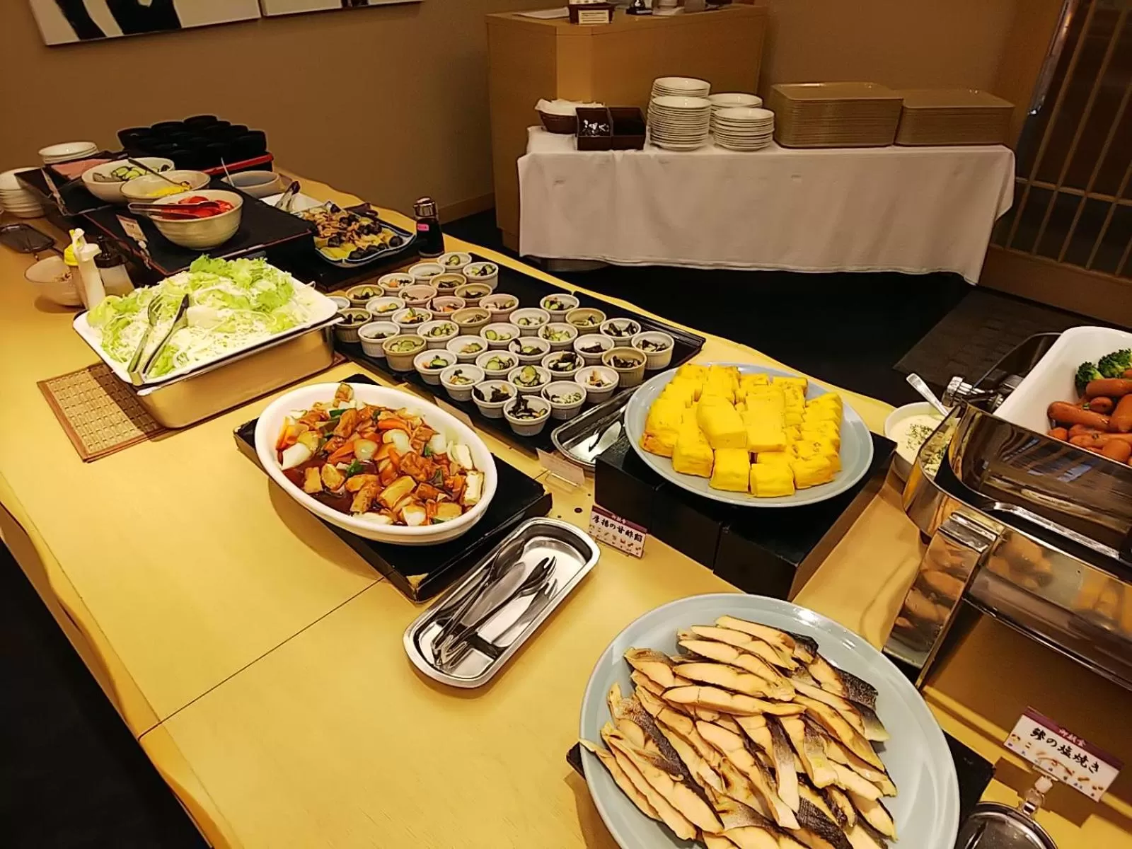 Buffet breakfast in Route Inn Grantia Himi Wakuranoyado