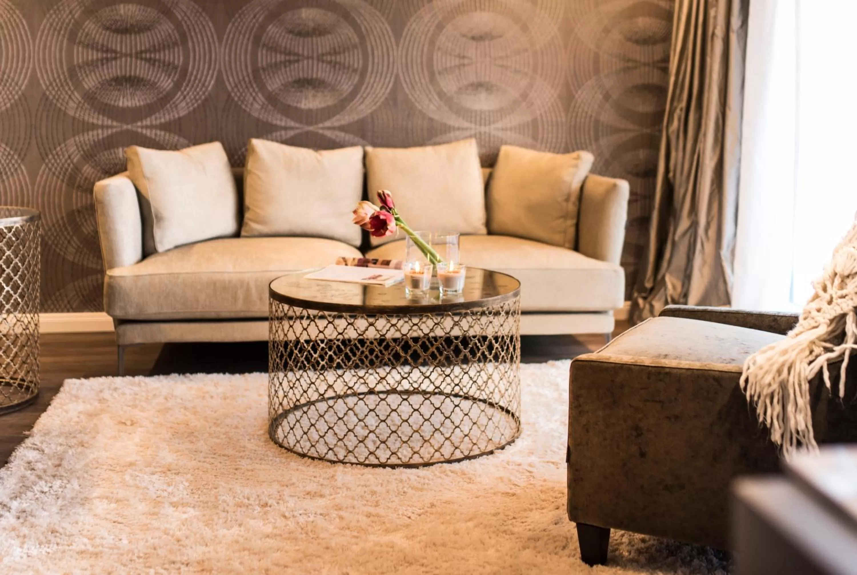 Living room in Strandhotel Luv