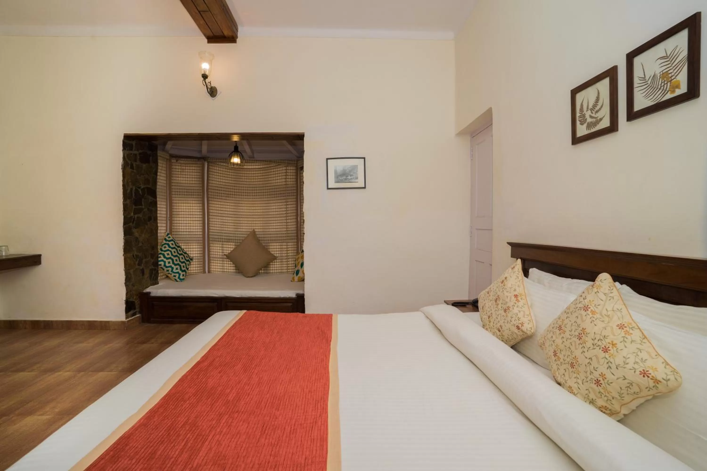 Bed in Bhikampur Lodge By Nine Hotels