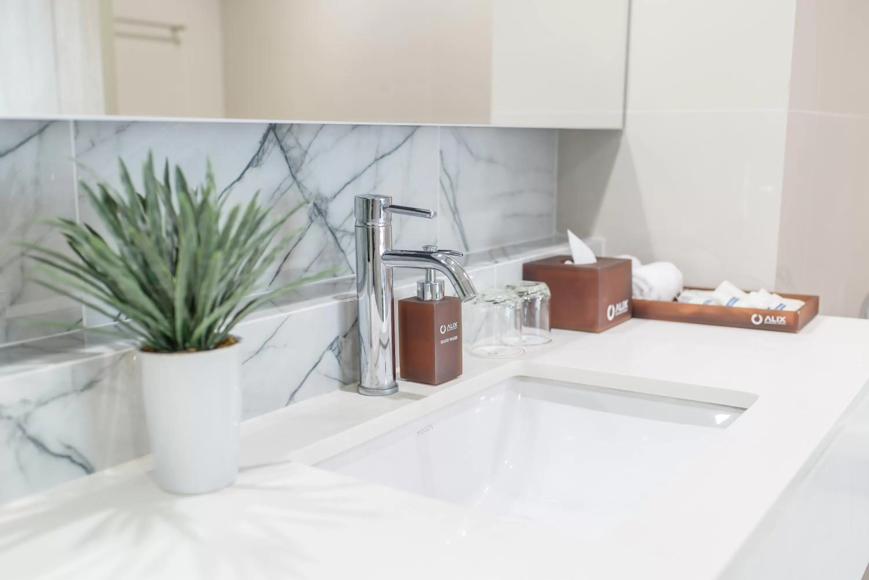 Bathroom in Alix Bangkok Hotel