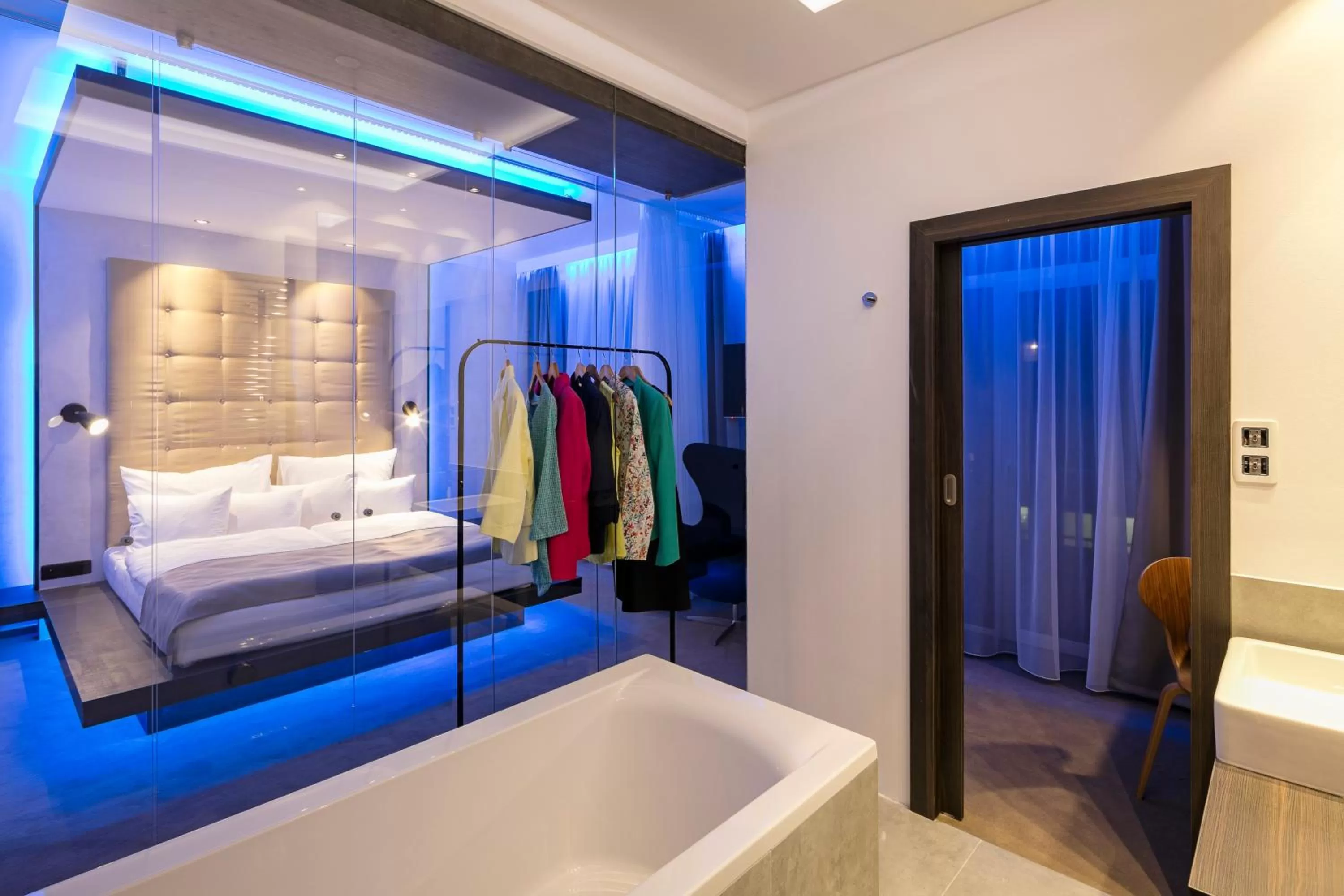 Bathroom, Bed in Pytloun Imperial Design Suites