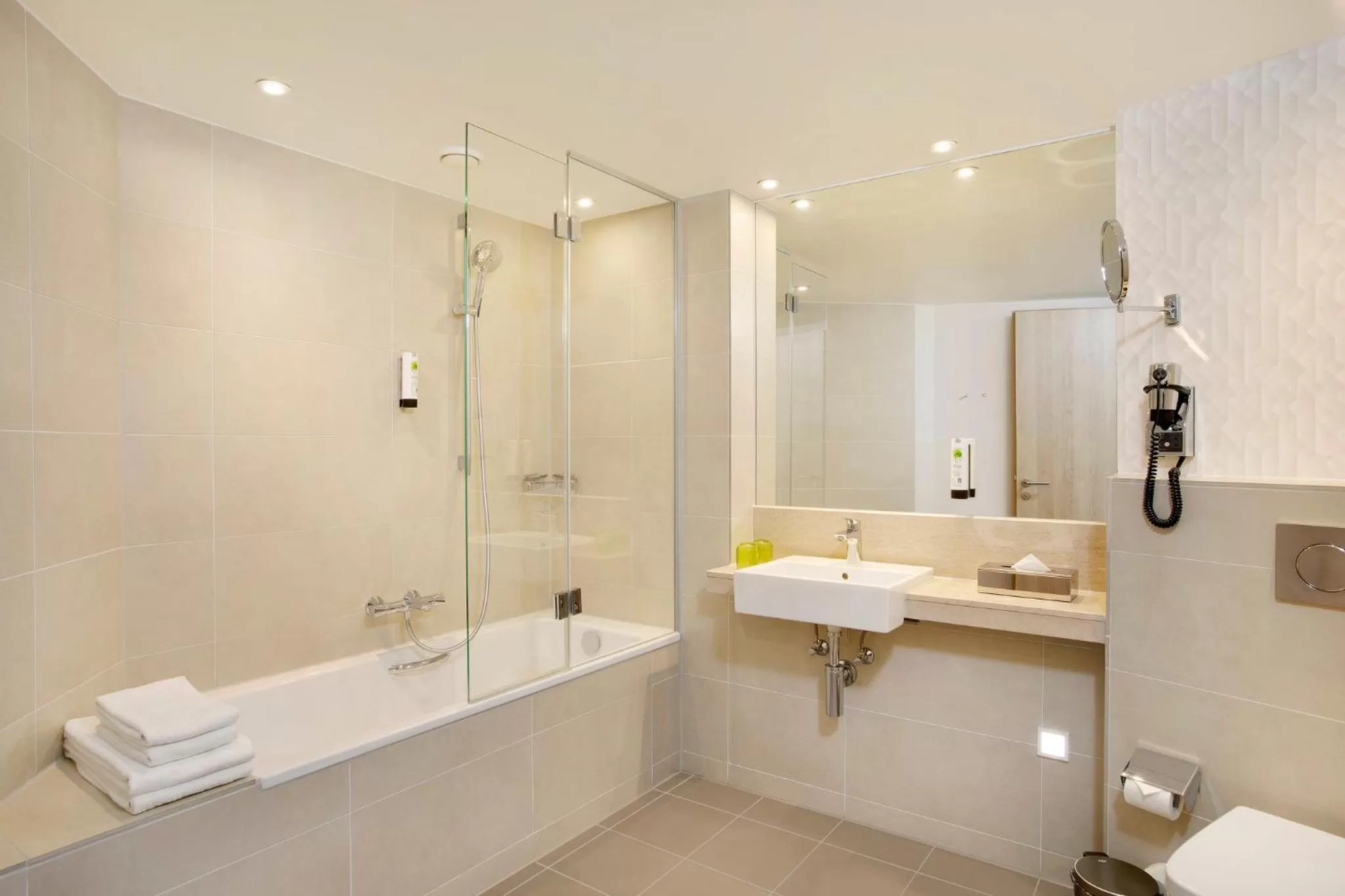 Bathroom in Holiday Inn Frankfurt Airport by IHG