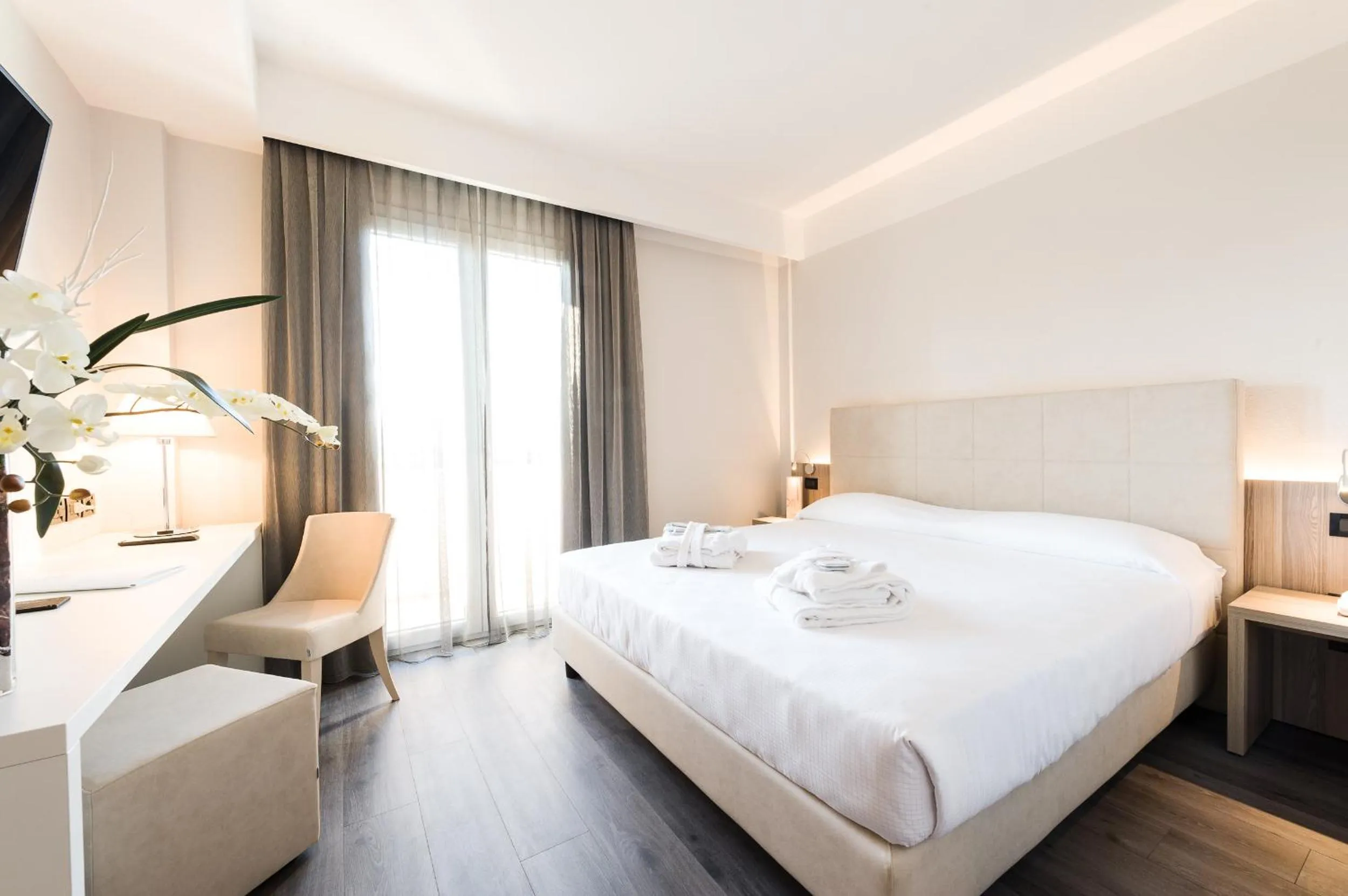 Bed in Hotel Garden Experience