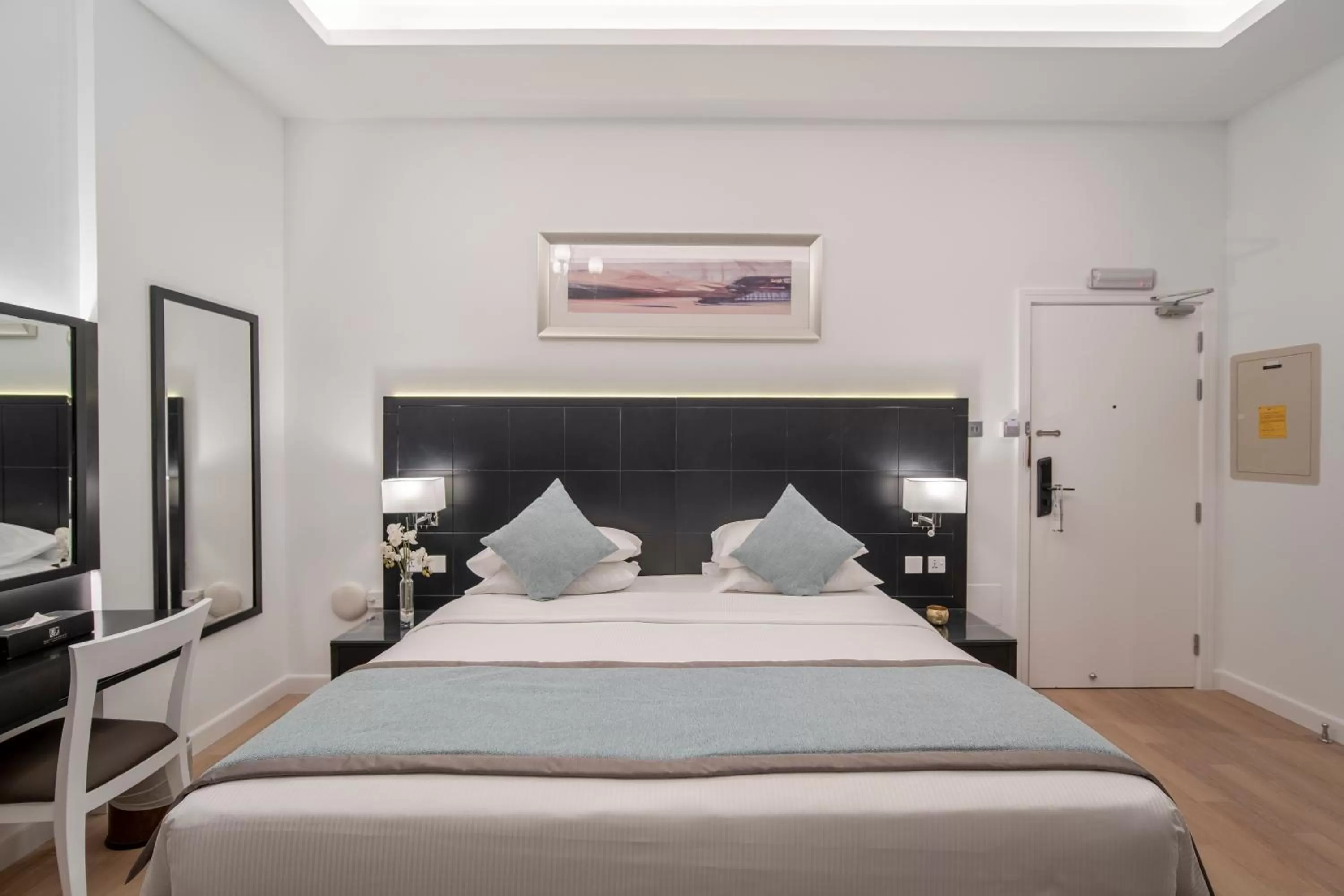 Bed in Rose Garden Hotel Apartments - Al Barsha, Near Metro Station